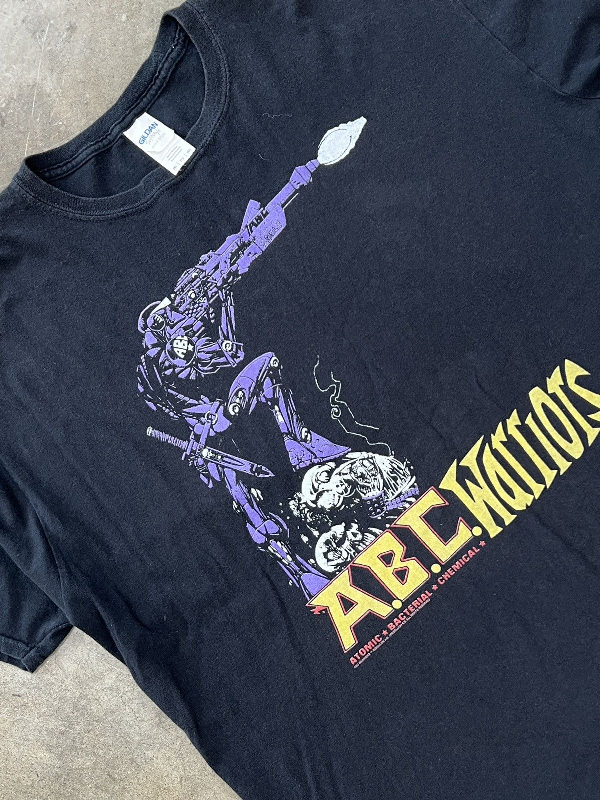 Vintage A B C Warriors Video Game Tee 2xl Hoodie, Sweatshirt | PodTeesHub.com