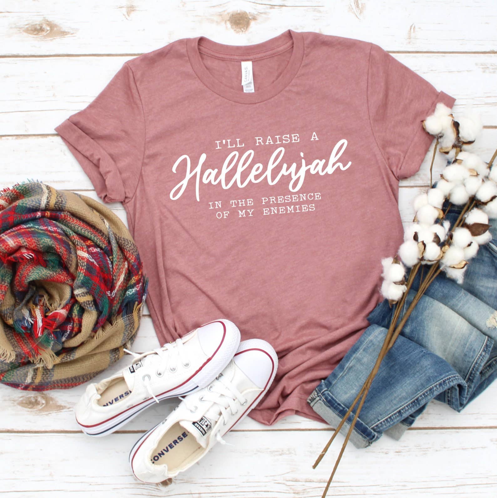 I'll Raise A Hallelujah T-Shirt Hoodie, Sweatshirt | PodTeesHub.com