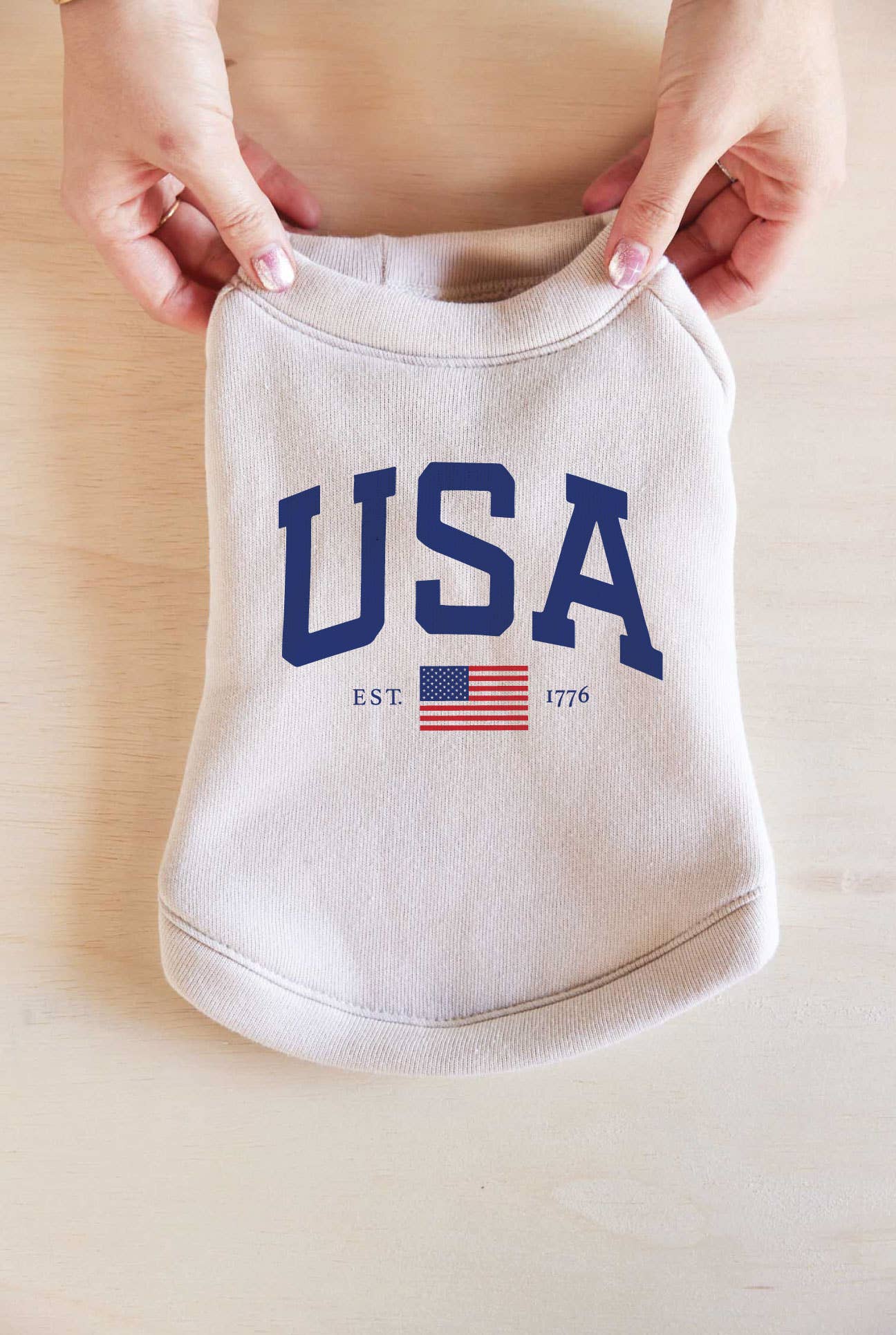 USA Est.1776 Pet Graphic Sweatshirt T-Shirts, Hoodie | PodTeesHub.com