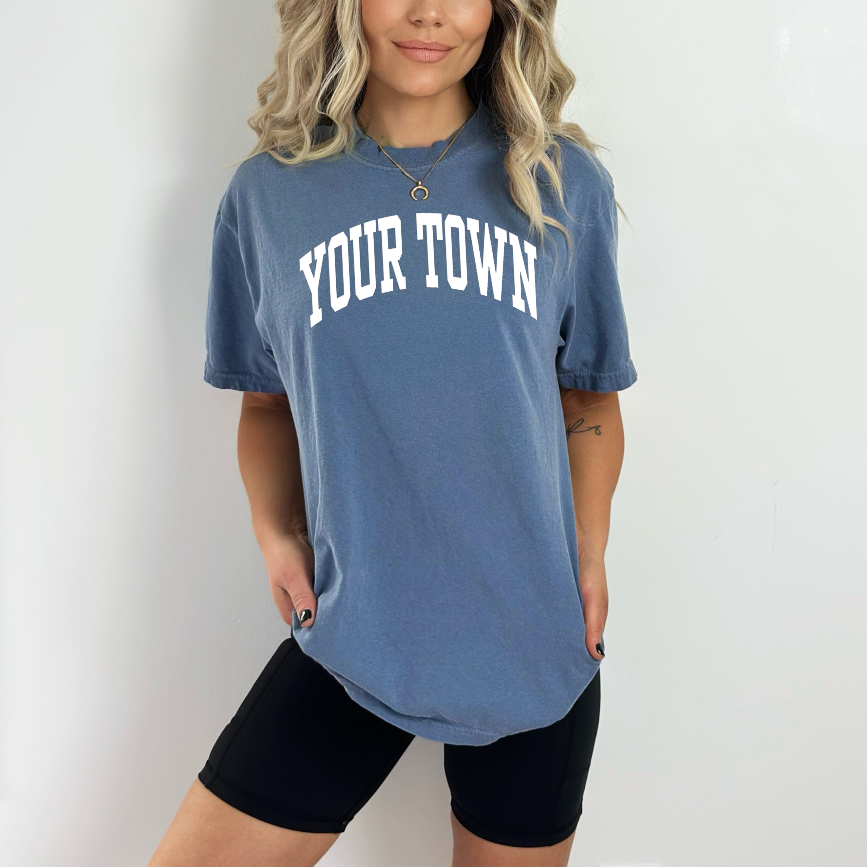 Custom City Comfort Colors Heavyweight Hometown T-Shirt Hoodie, Sweatshirt | PodTeesHub.com