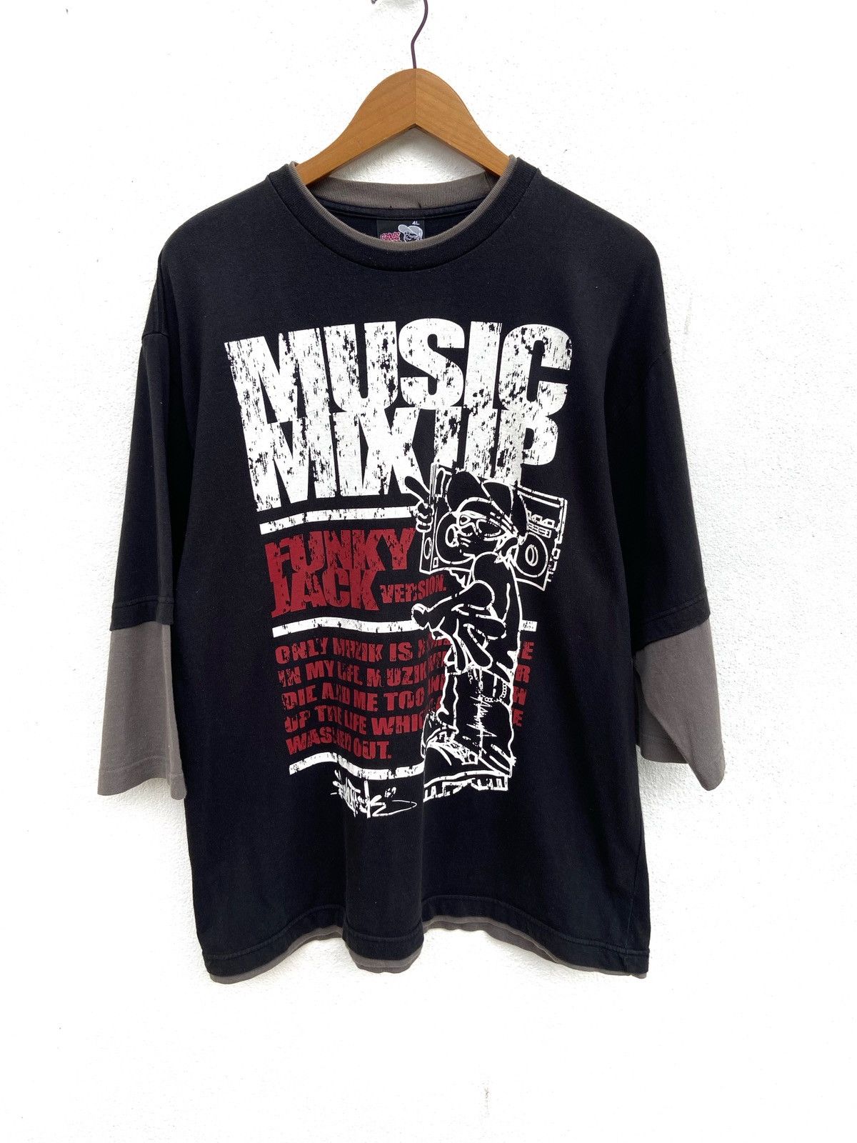 Vtg Y2k Vintage Grass Hitter Tee Double Sleeve Hype Beast Hoodie, Sweatshirt | PodTeesHub.com