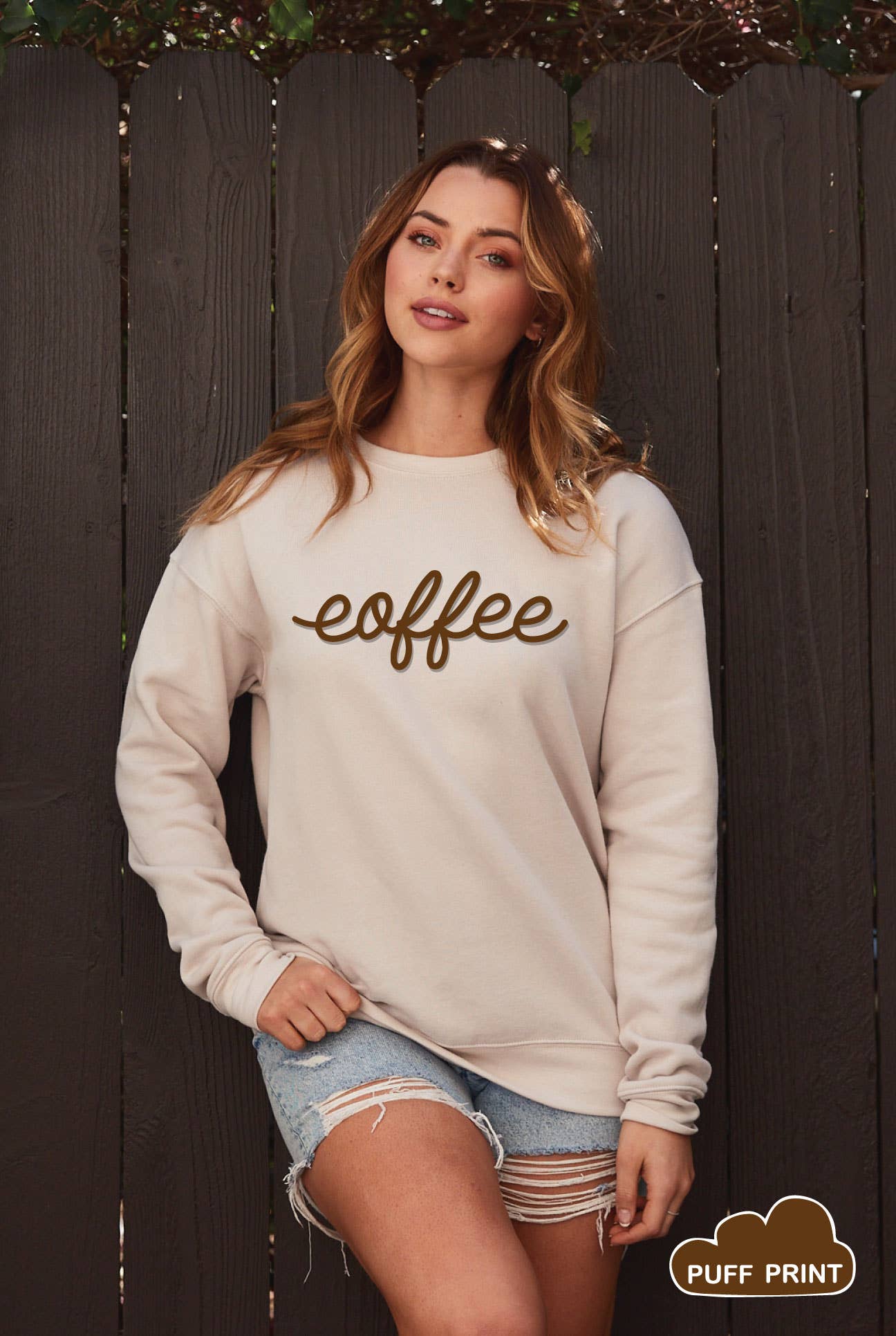 Coffee Puff Graphic Sweatshirt T-Shirts, Hoodie | PodTeesHub.com