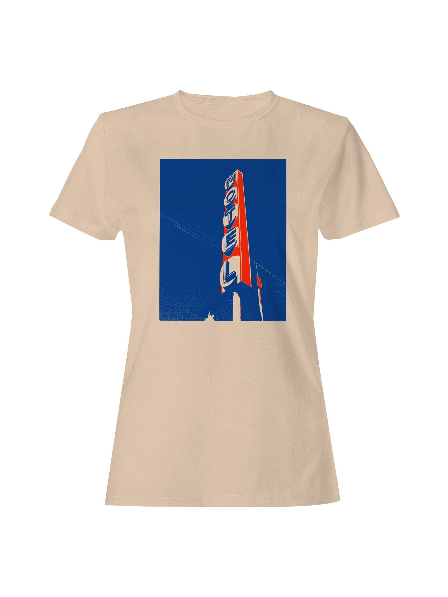 Vintage Motel Neon Sign Art Women's T-Shirt Hoodie, Sweatshirt | PodTeesHub.com