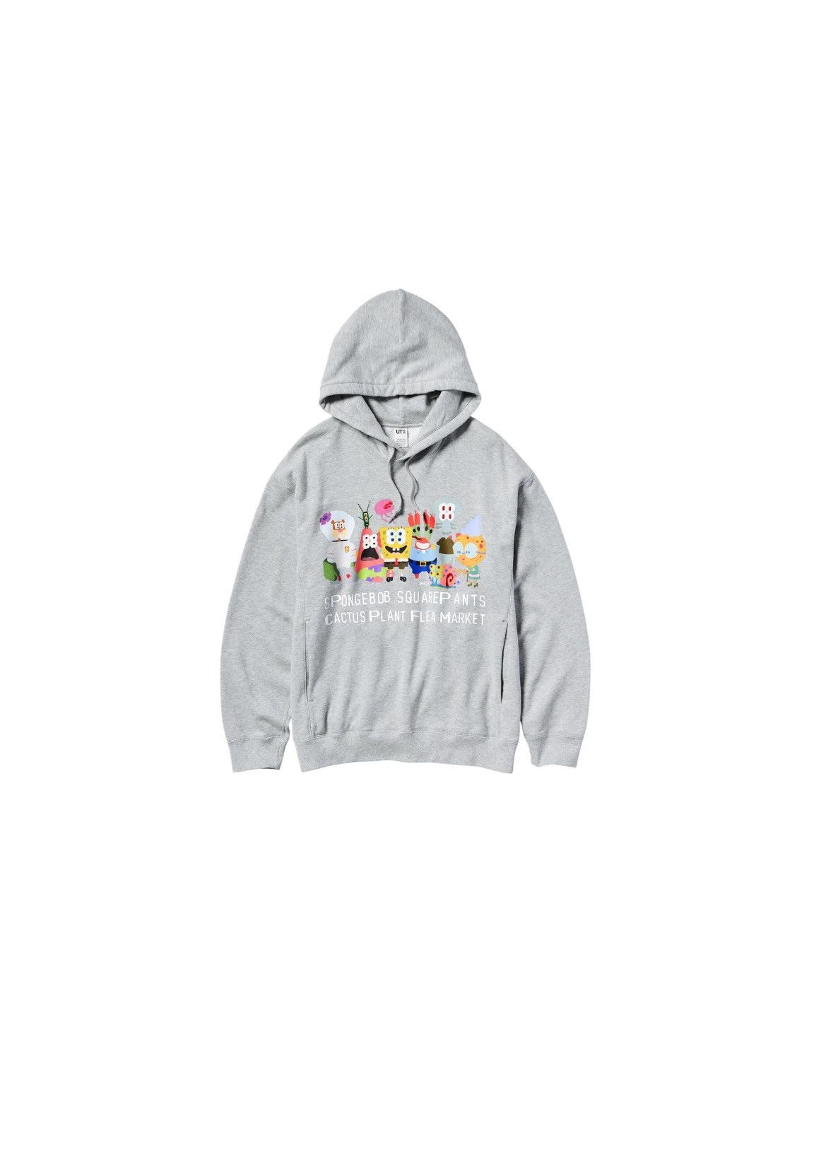 Uniqlo X Spongebob X Cactus Plant Flea Market Hoodie T-Shirts, Sweatshirt | PodTeesHub.com