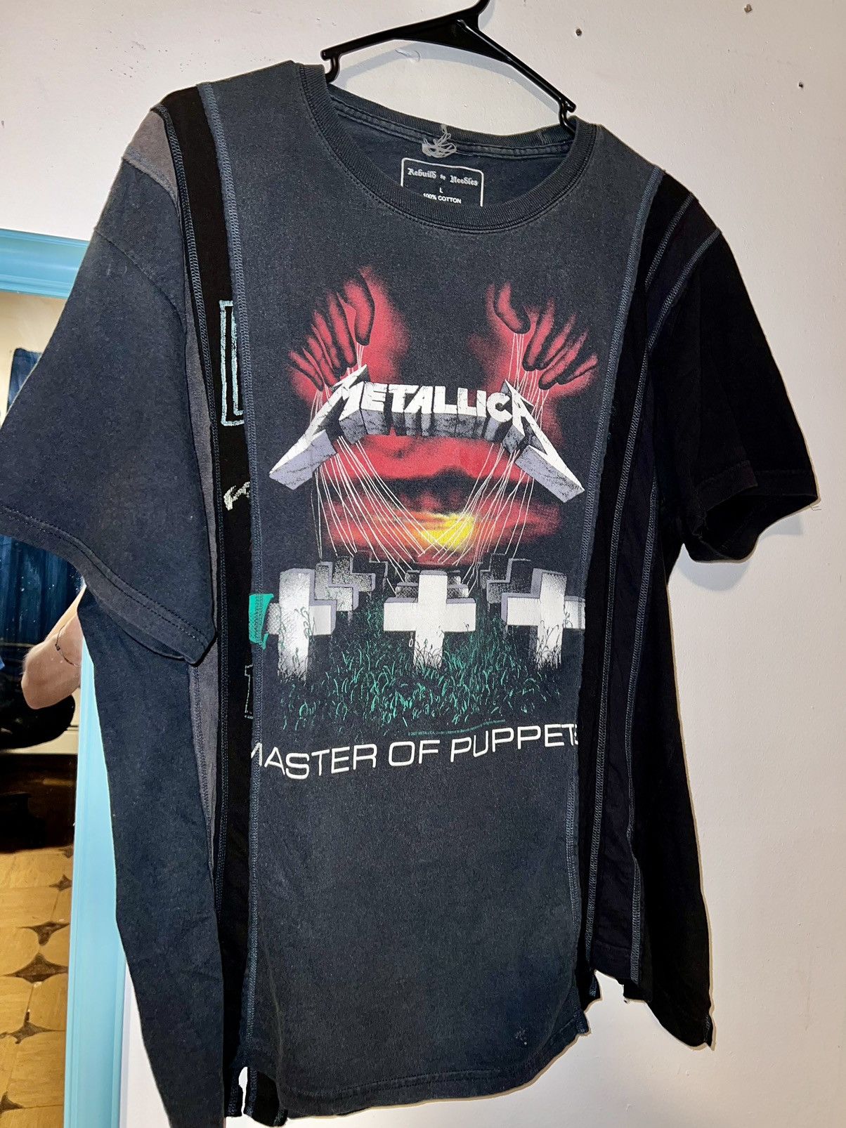 Needles X Vintage Rebuild By Needles Metallica Master Of Puppets Tee Hoodie, Sweatshirt | PodTeesHub.com