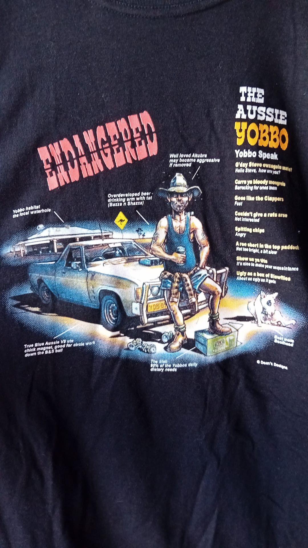 Vintage Gooses Deans Designs Aussie Yobbo Funny T Shirt Sz 3xl Hoodie, Sweatshirt | PodTeesHub.com