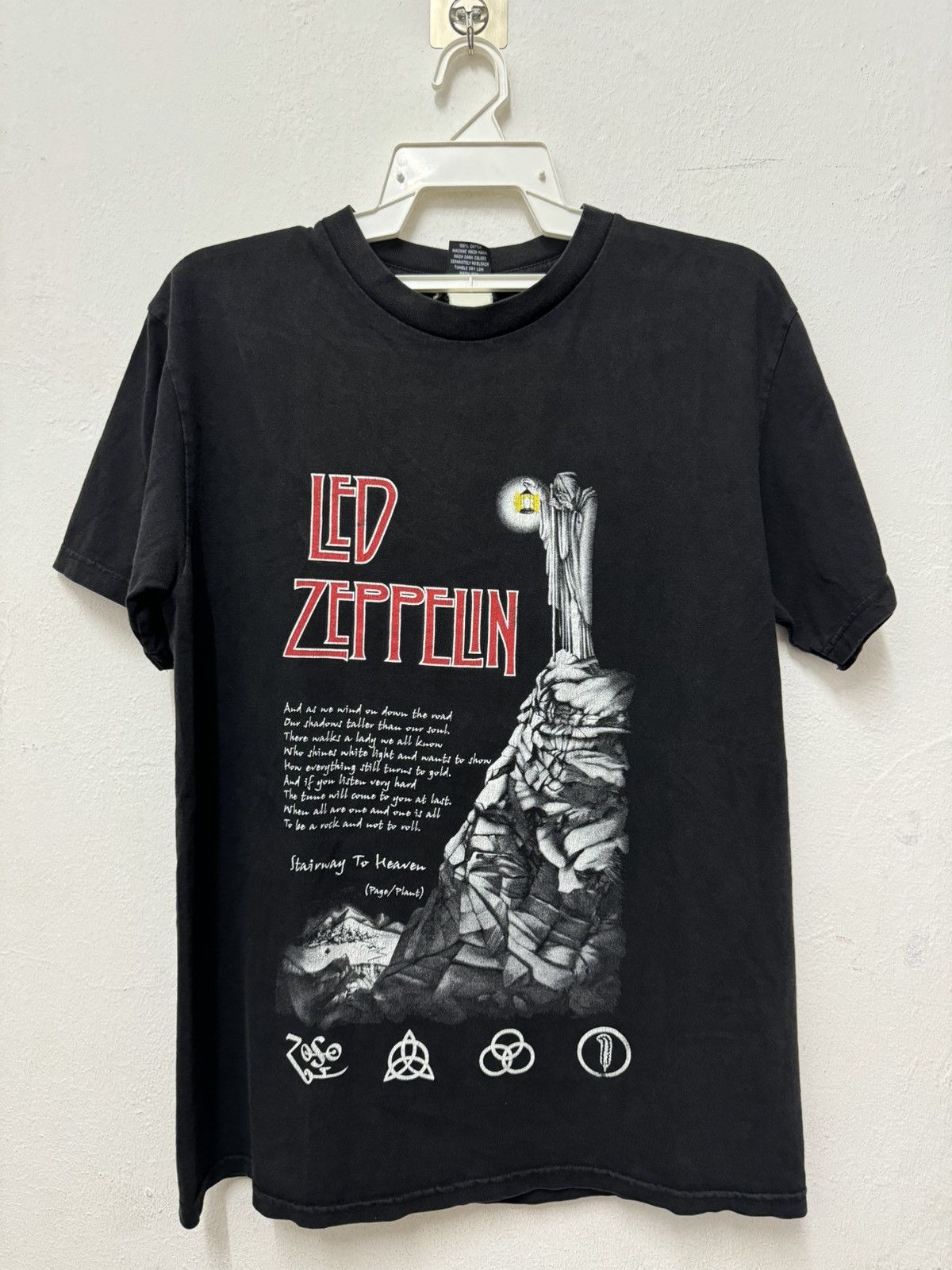 Vintage Led Zeppelin Stairway To Heaven Band Promo Musicband T-Shirts, Hoodie, Sweatshirt | PodTeesHub.com