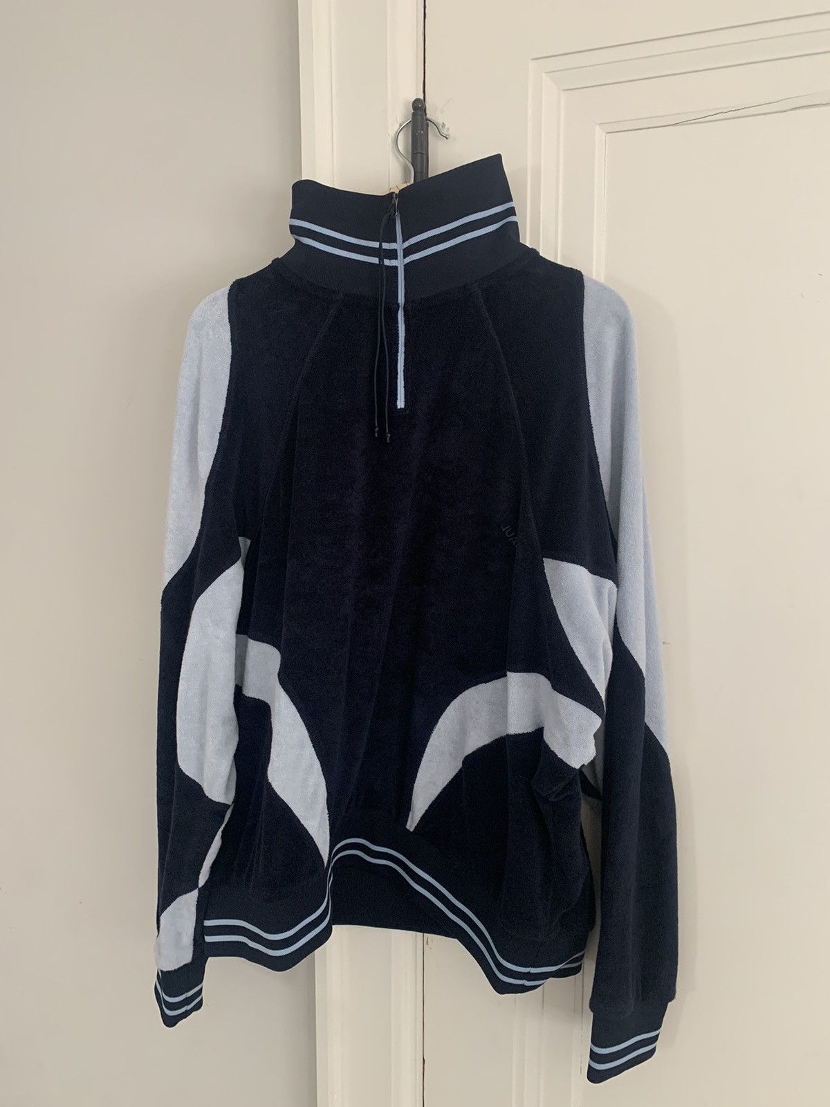 Nash Saul Nash Navy Paneled Sweatshirt T-Shirts, Hoodie | PodTeesHub.com