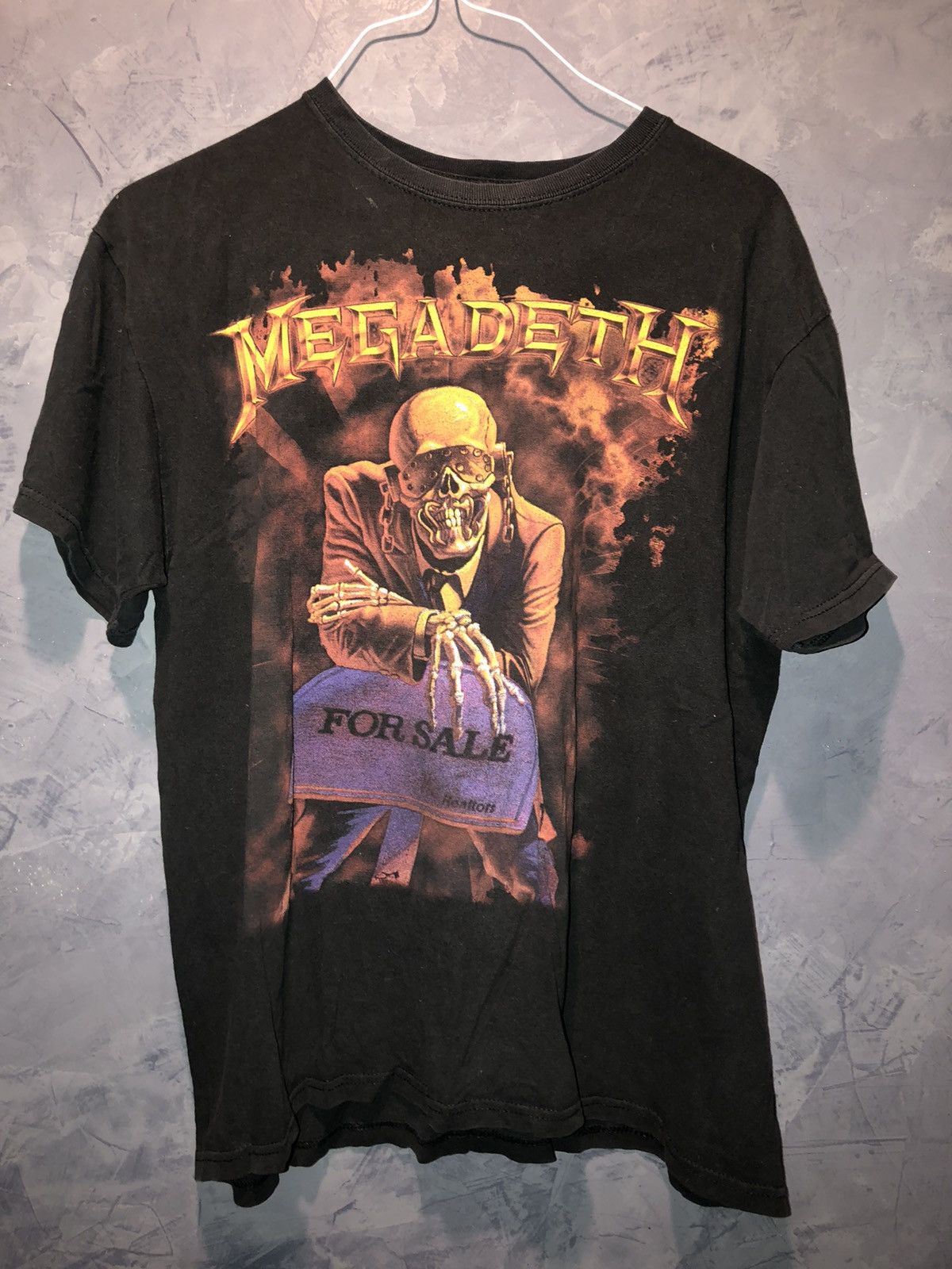 X Vintage Megadeth For Sale Band Tee Merch Ss T Shirt Size M Hoodie, Sweatshirt | PodTeesHub.com