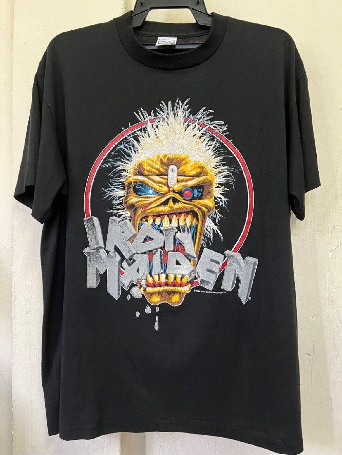 Iron Maiden X Vintage Vintage Band Iron Maiden Tour 1988 Usa T-Shirts, Hoodie, Sweatshirt | PodTeesHub.com