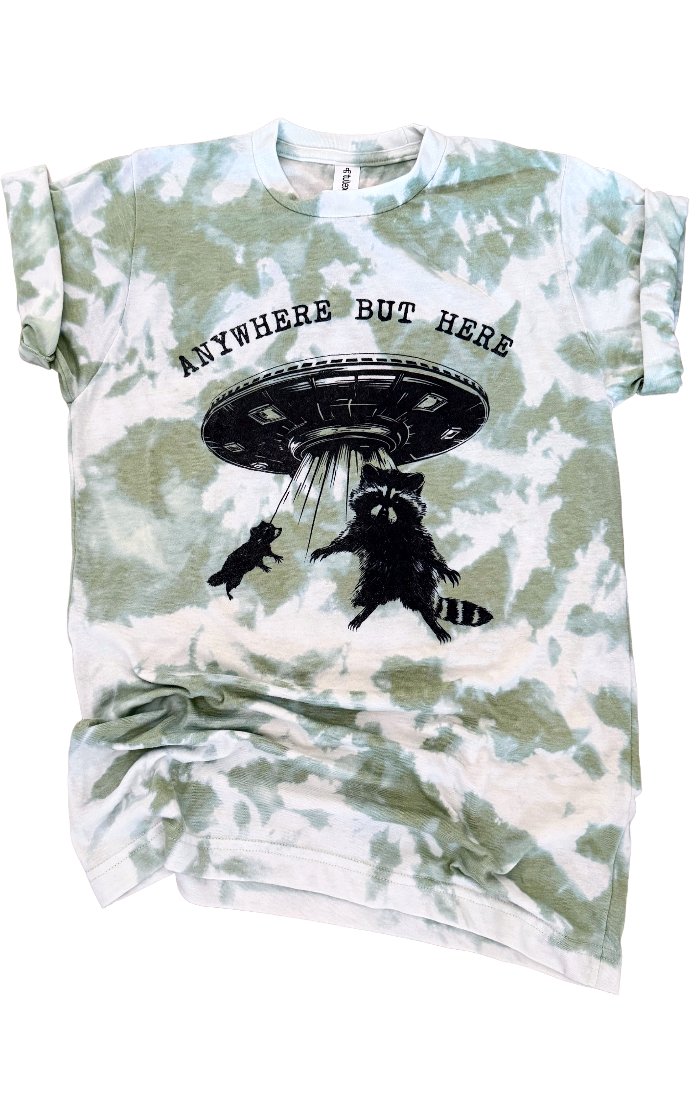 Anywhere But Here Tie-Dye Tee Hoodie, Sweatshirt | PodTeesHub.com