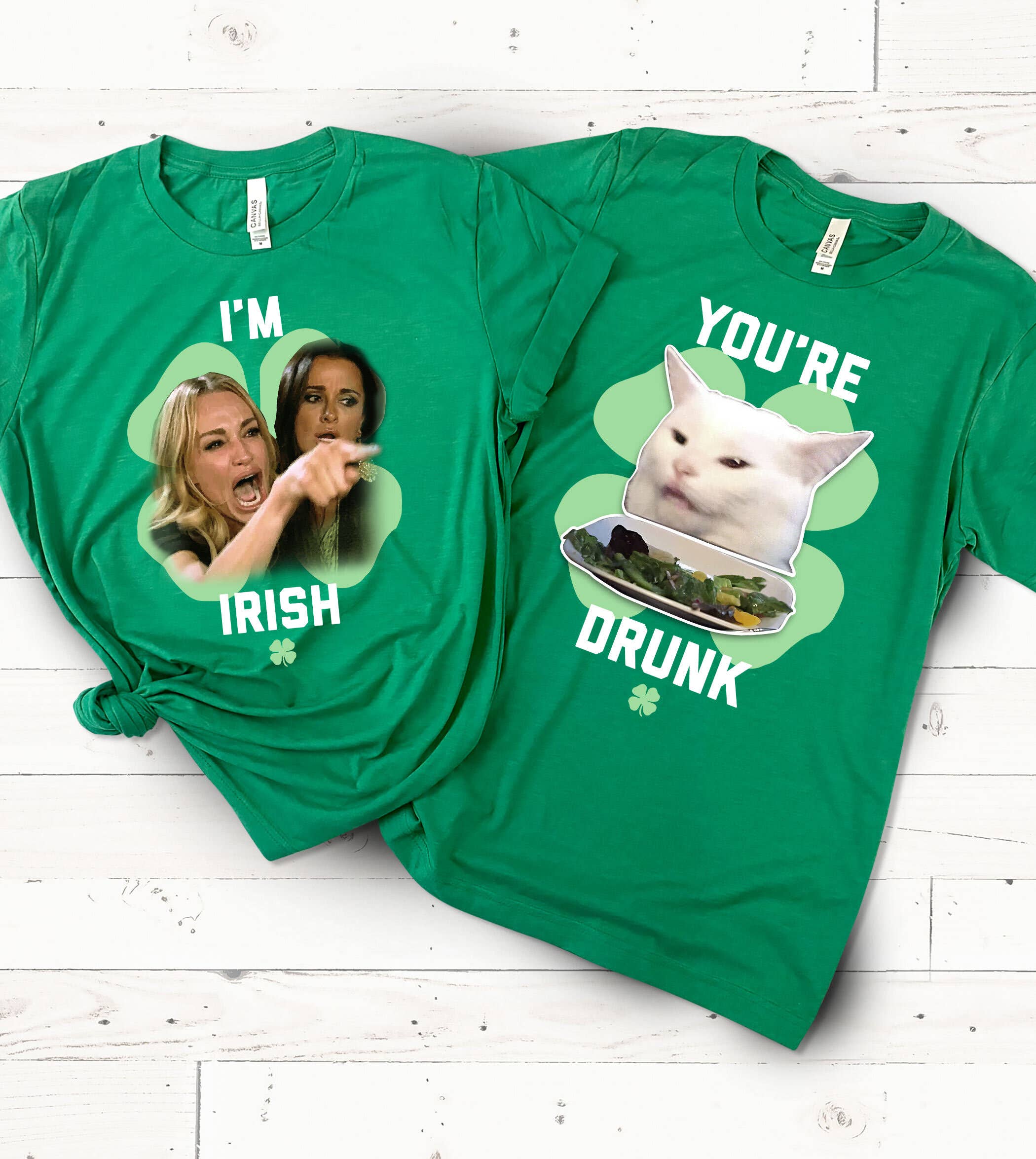 I'm Irish, You're Drunk  Meme - St Patrick's Day T-Shirt Hoodie, Sweatshirt | PodTeesHub.com