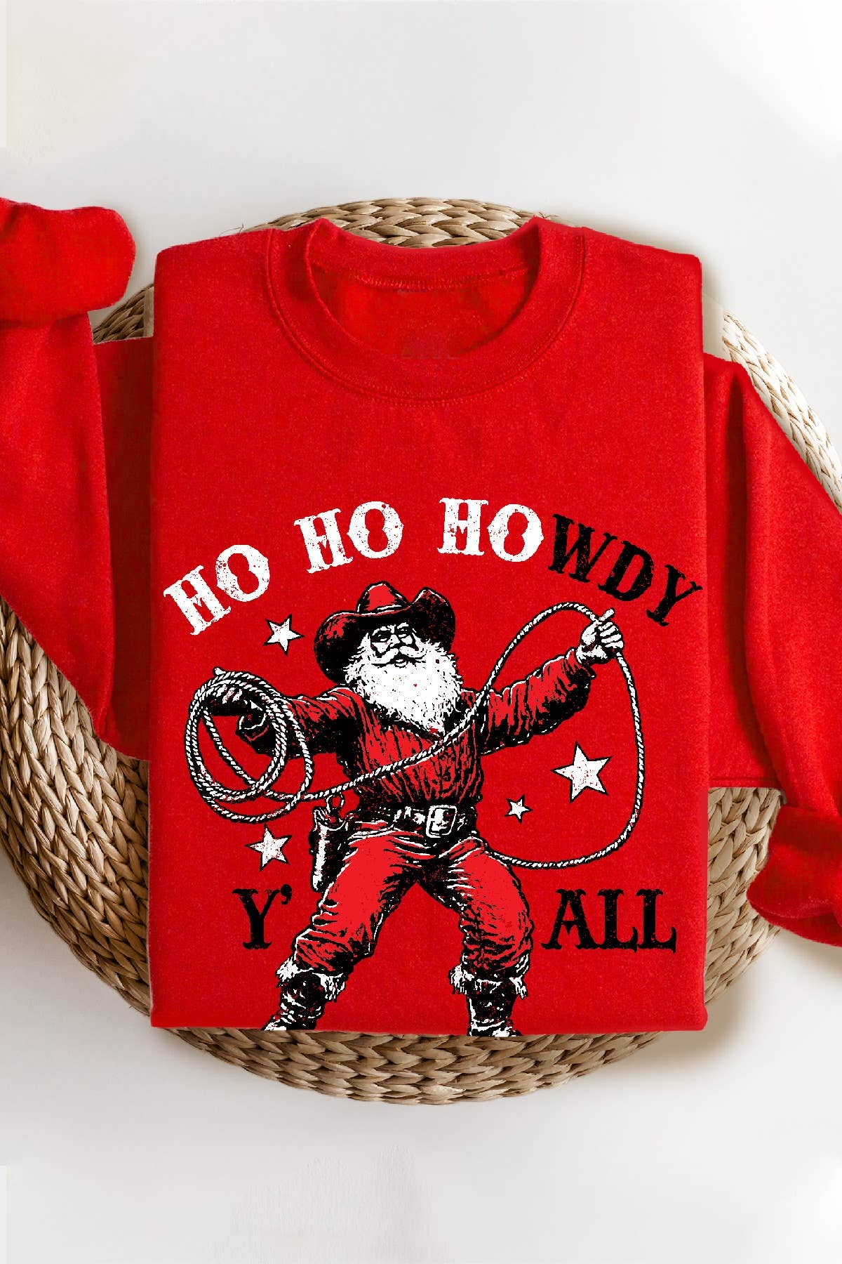 Ho Ho Howdy Y All Holiday- Sweatshirt T-Shirts, Hoodie | PodTeesHub.com
