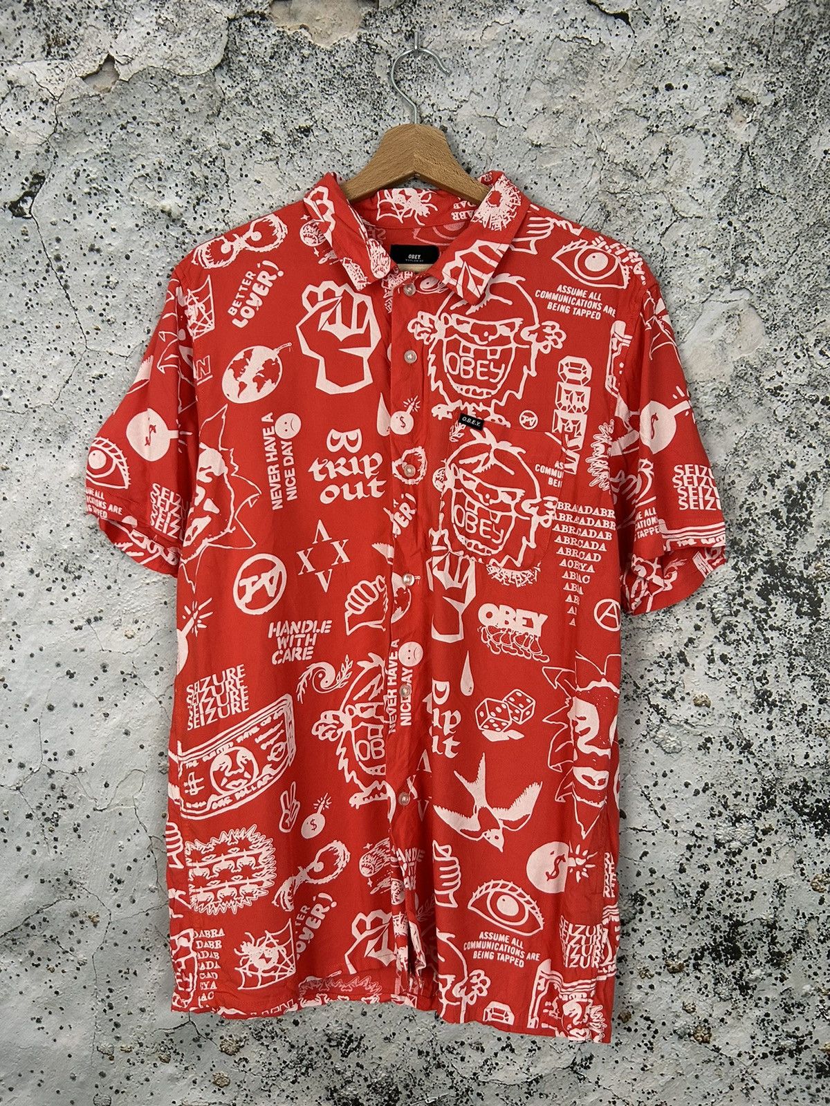 Vintage Obey Viscose Shirt Streetwear Rap Y2k Drill Skateboarding Hoodie, Sweatshirt | PodTeesHub.com