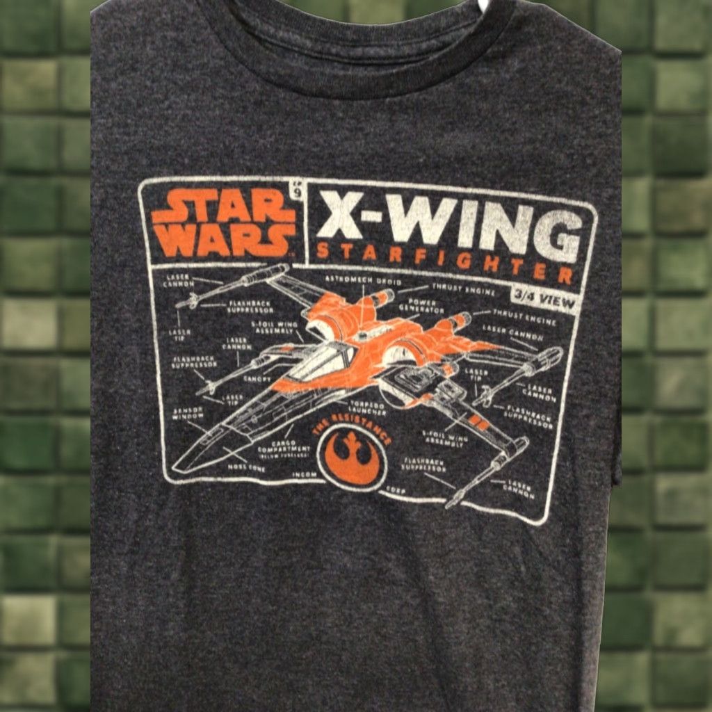 Wing Starfighter Gray Short Sleeve Cotton Blend T-Shirts, Hoodie, Sweatshirt