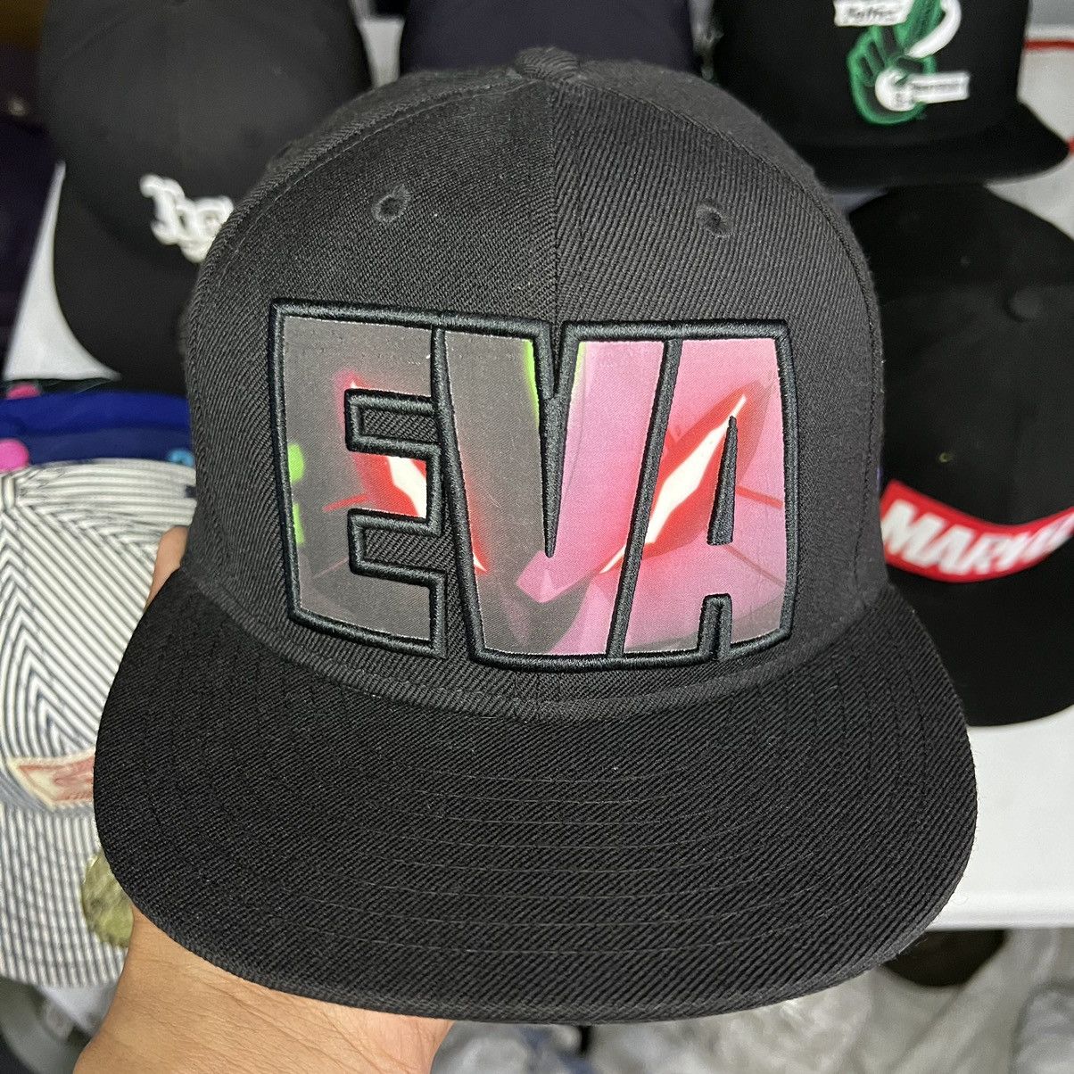 Era New Era Evangelion 1 Khara Studios Japan 7 5 8 60 6cm T-Shirts, Hoodie, Sweatshirt | PodTeesHub.com