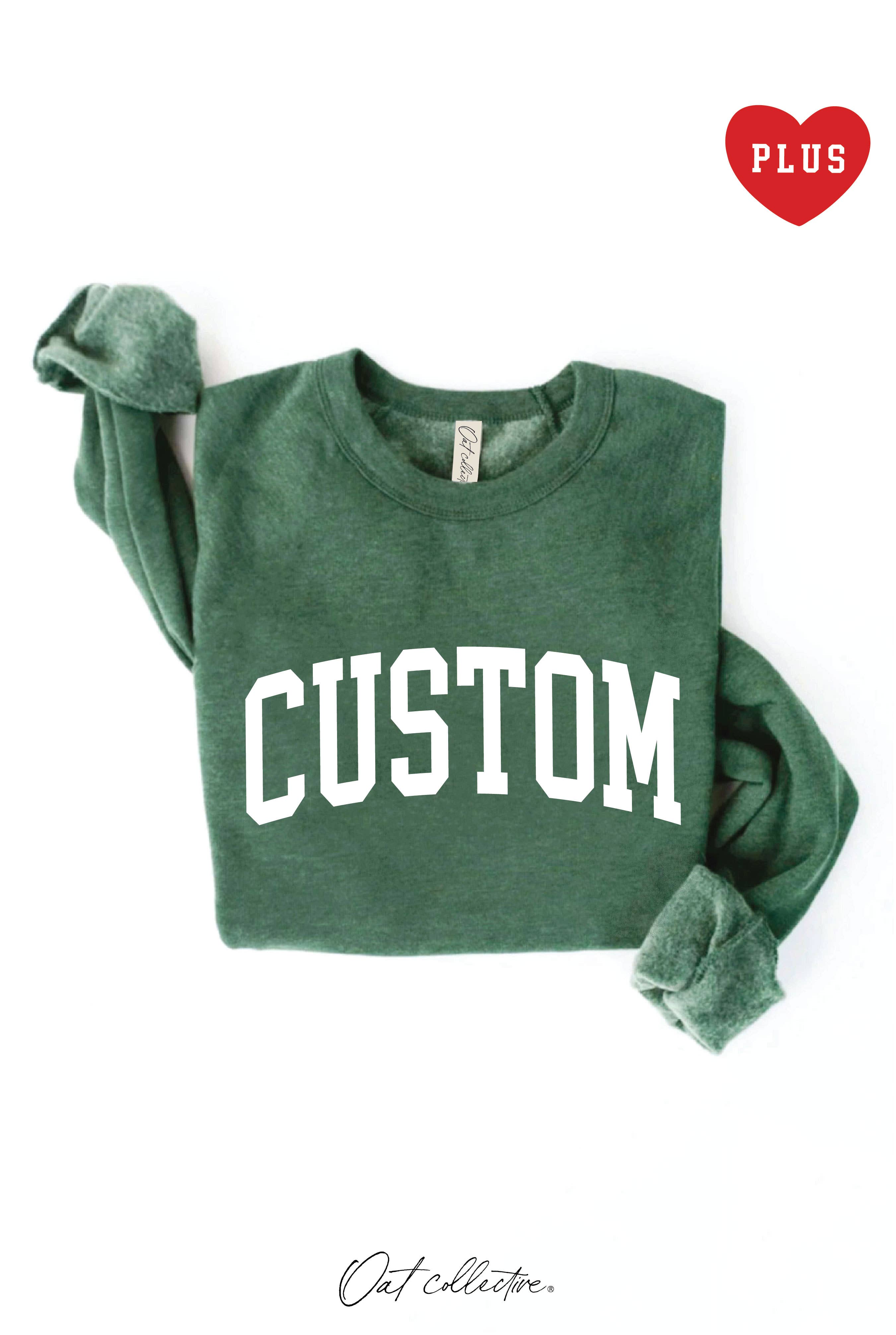 Custom Plus Graphic Sweatshirt T-Shirts, Hoodie | PodTeesHub.com