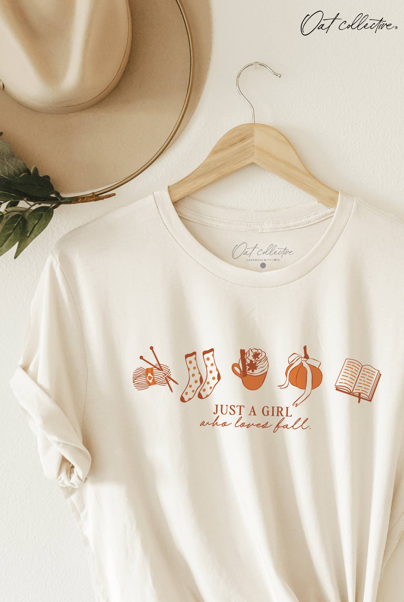 Just A Girl Who Loves Fall Graphic T-Shirt Hoodie, Sweatshirt | PodTeesHub.com