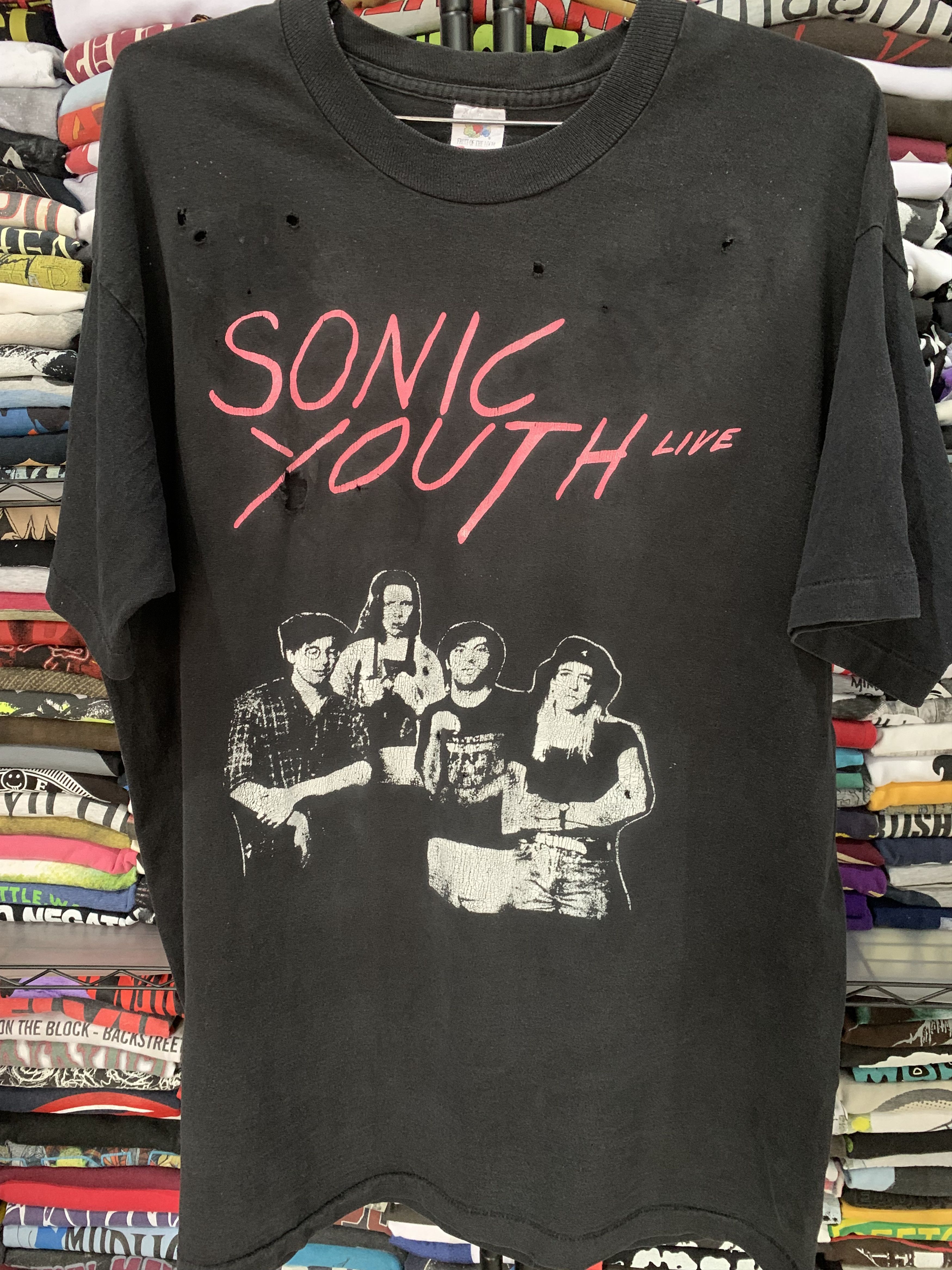 Band Tees 90s Sonic Youth Hoodie, Sweatshirt | PodTeesHub.com