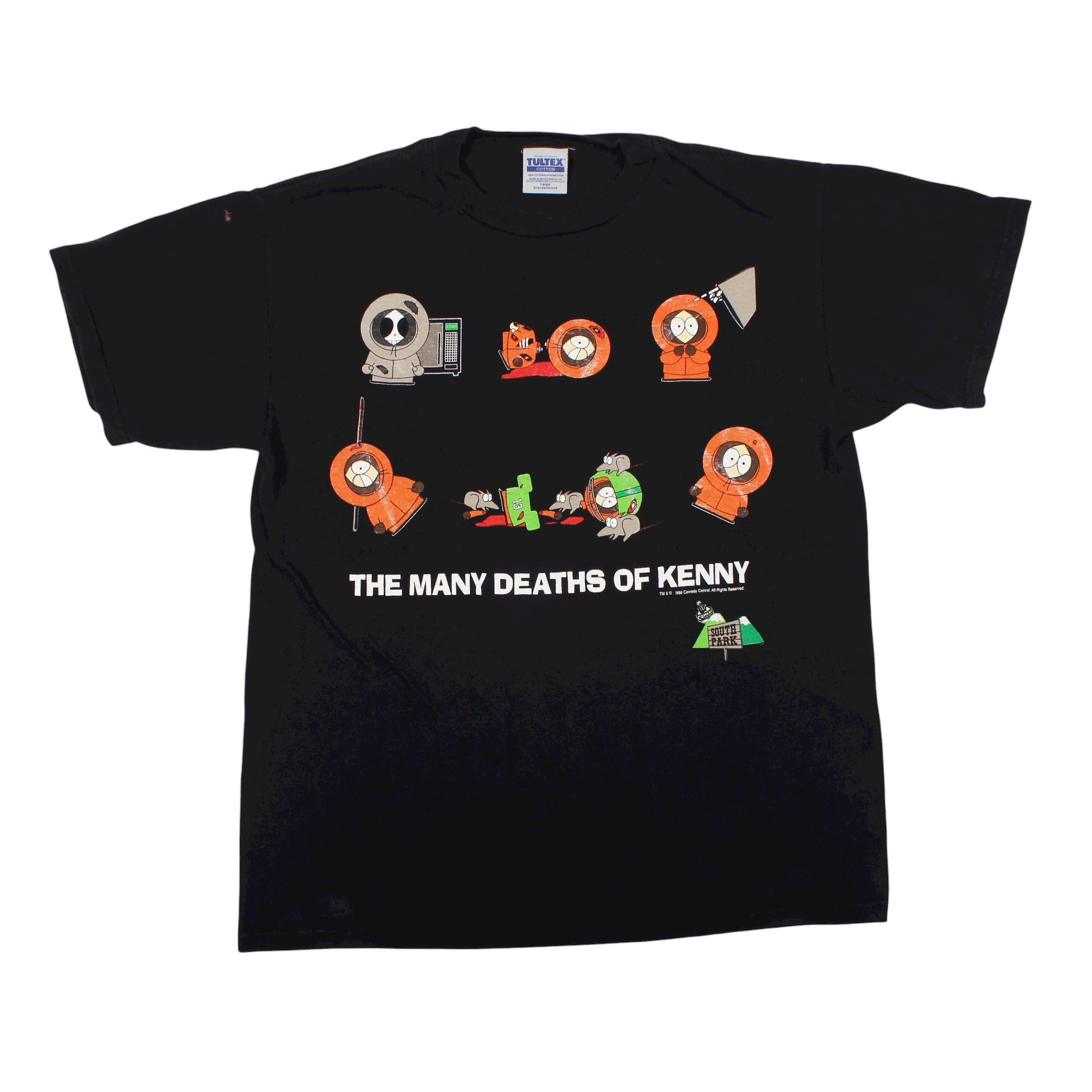 Tultex 90s South Park Kenny Many Deaths T-Shirts, Hoodie, Sweatshirt