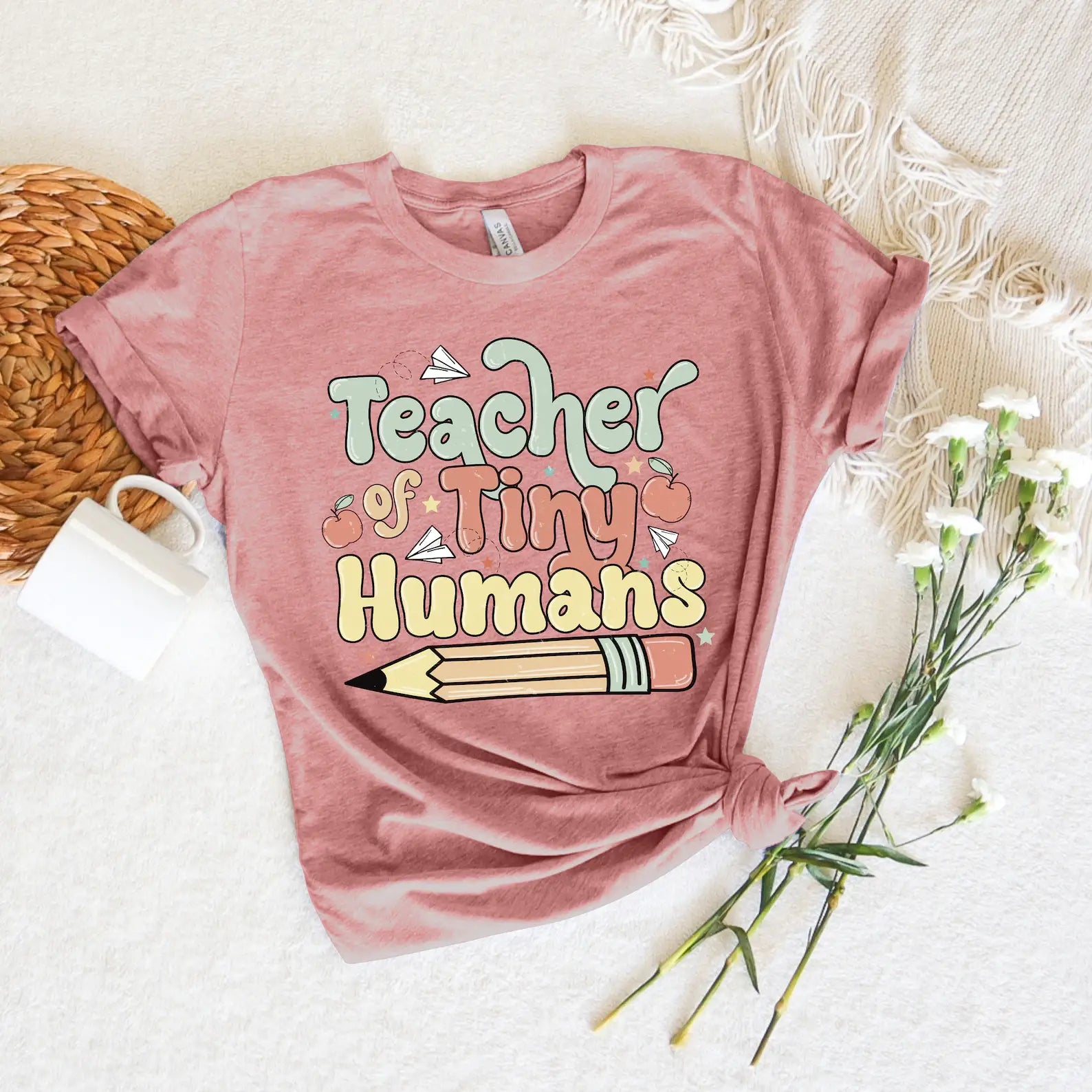 Teacher of Tiny Humans T-Shirt Hoodie, Sweatshirt | PodTeesHub.com