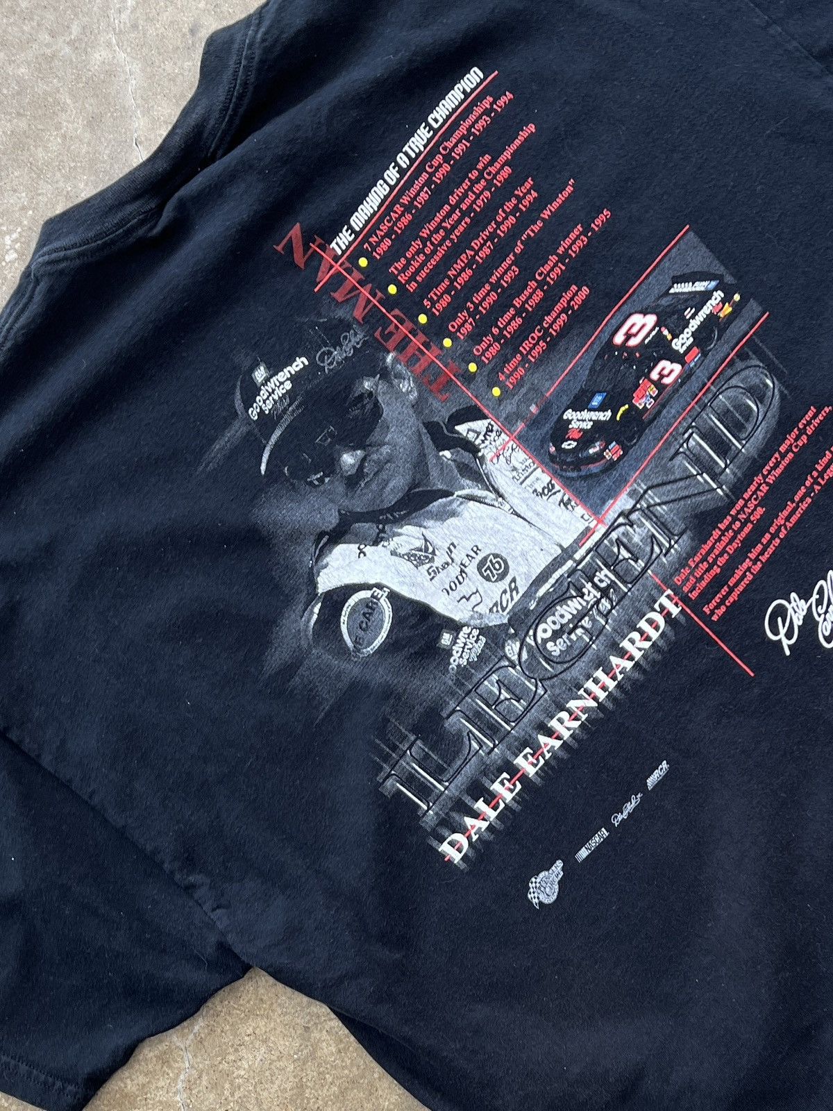 Vintage Nascar Dale Earnhardt Legend Winners Circle Tee Xxl Hoodie, Sweatshirt | PodTeesHub.com