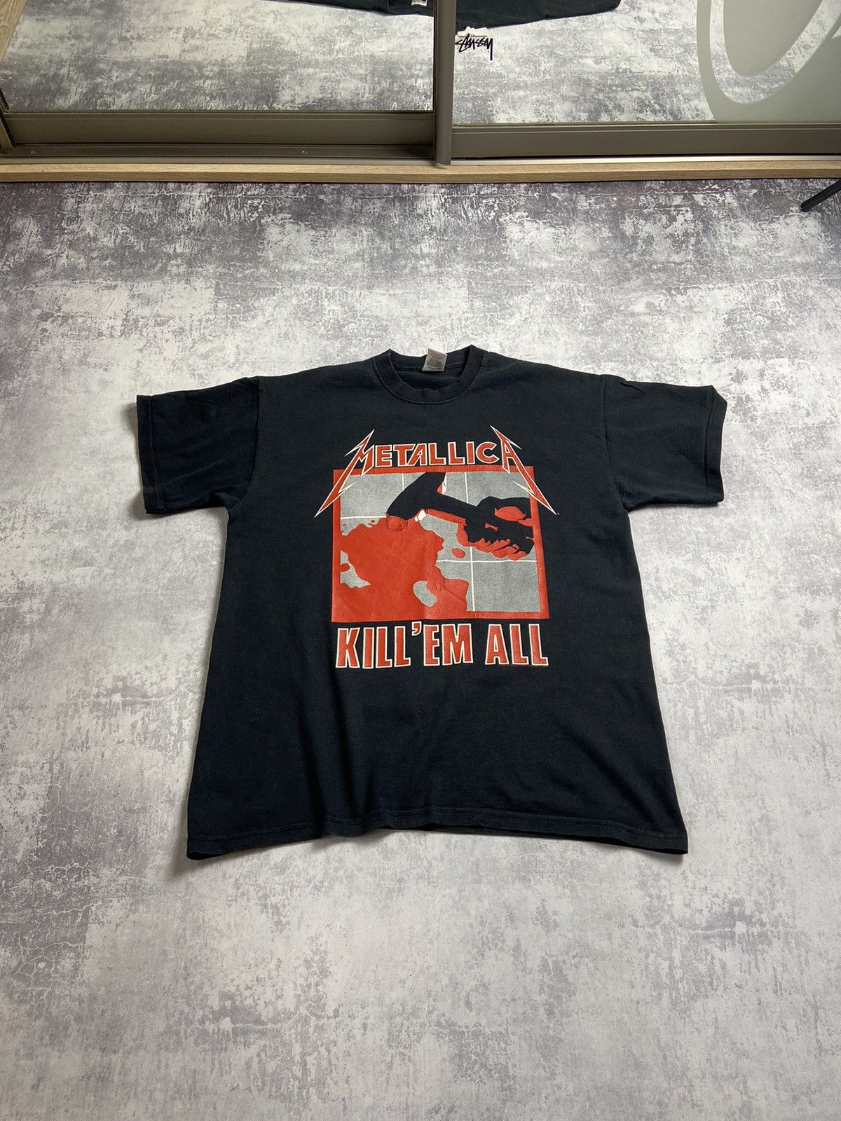 Band Tees Metallica 1994 Kill Em All Ride The Lightning Band Tee Hoodie, Sweatshirt | PodTeesHub.com