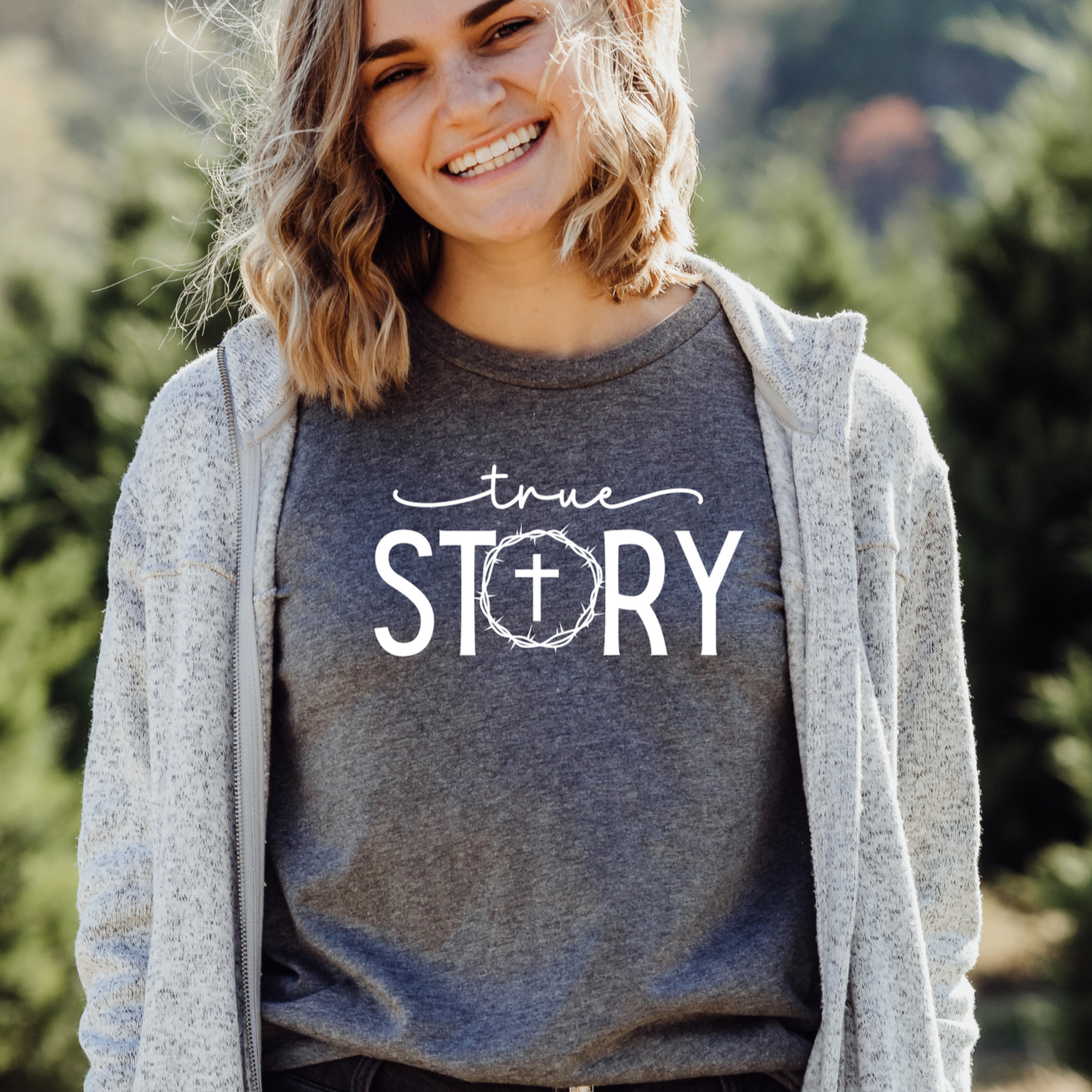 True Story Easter Christian Graphic T-Shirt Hoodie, Sweatshirt | PodTeesHub.com