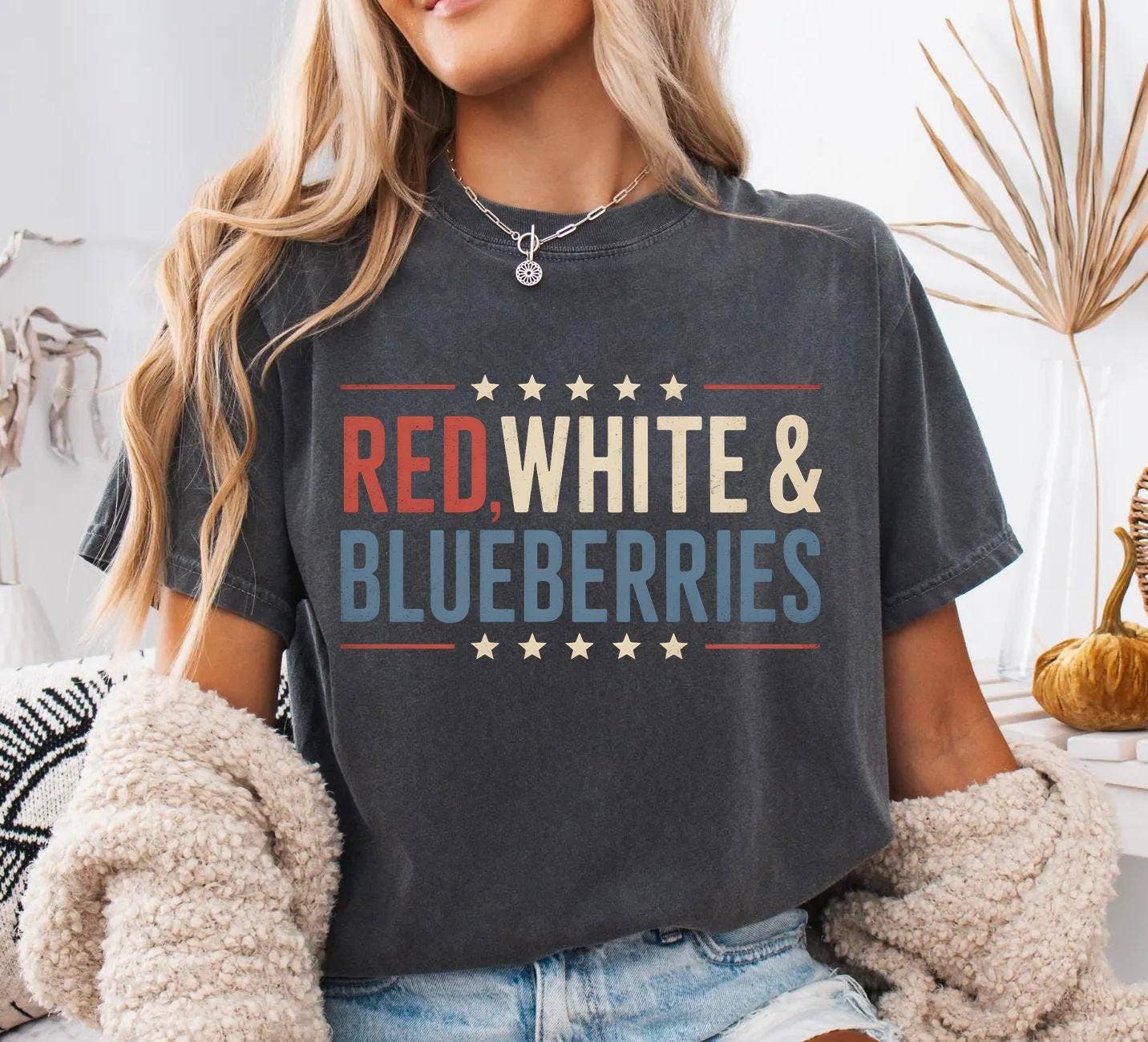 American Patriot Red White Blueberries Trump Shirt Hoodie, Sweatshirt | PodTeesHub.com