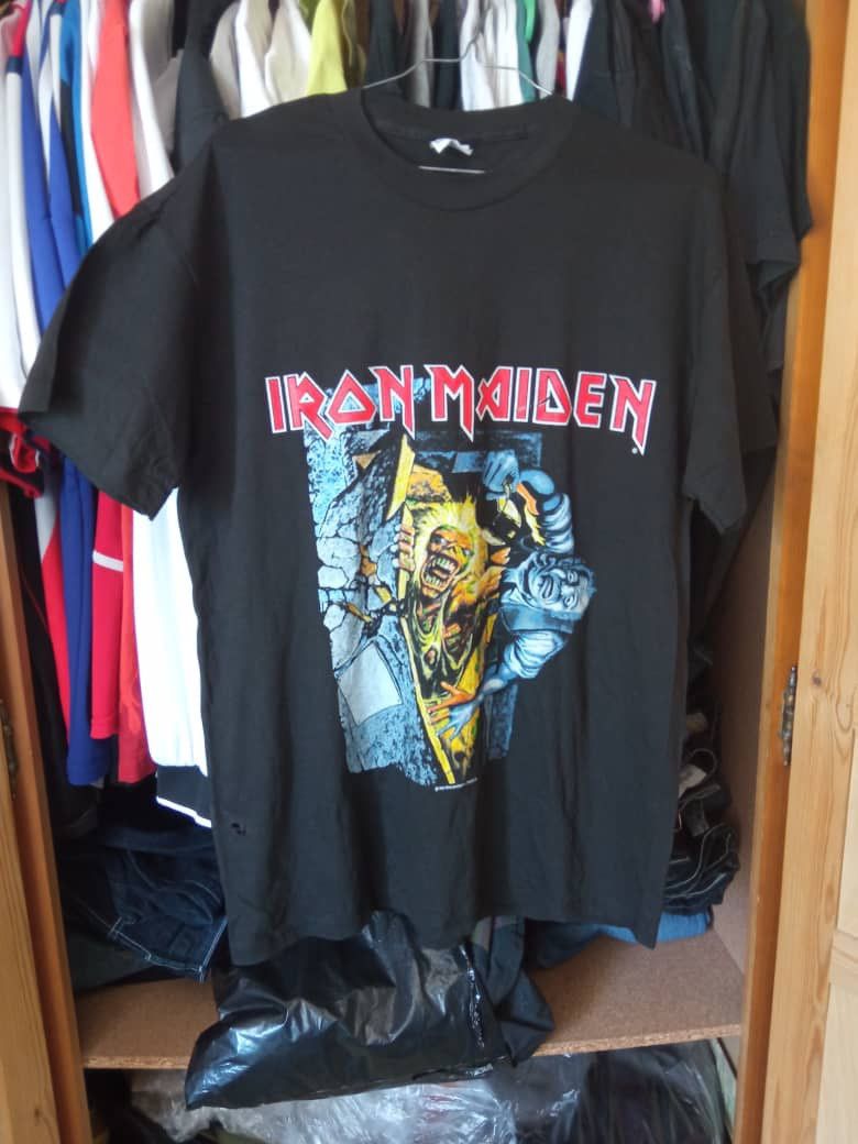 Vintage 1990 Iron Maiden No Prayer For The Dying Thrasher T-Shirts, Hoodie, Sweatshirt | PodTeesHub.com
