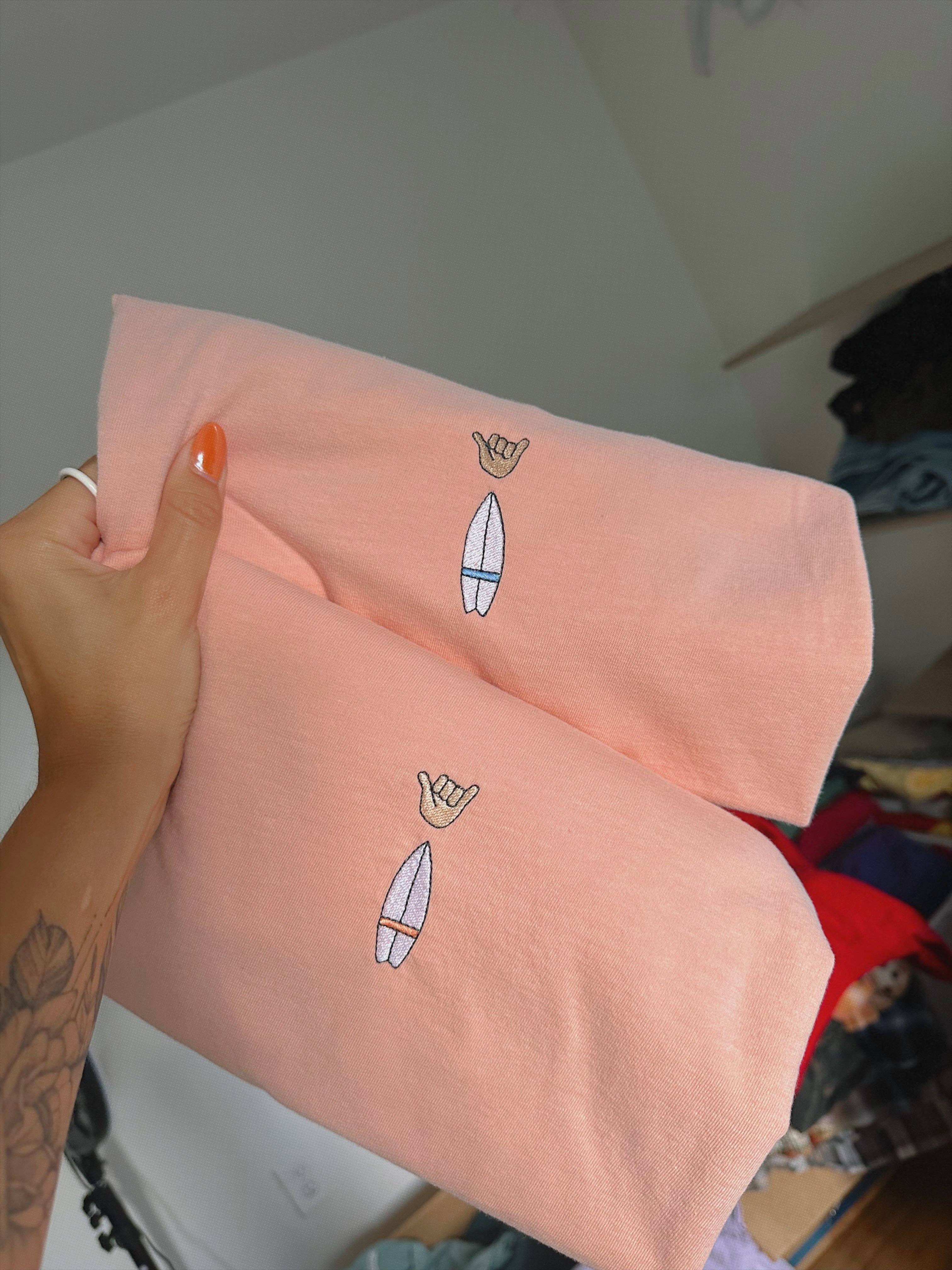 Hang Loose & Surf On Salmon T-Shirt 🏄‍♂️ Hoodie, Sweatshirt | PodTeesHub.com