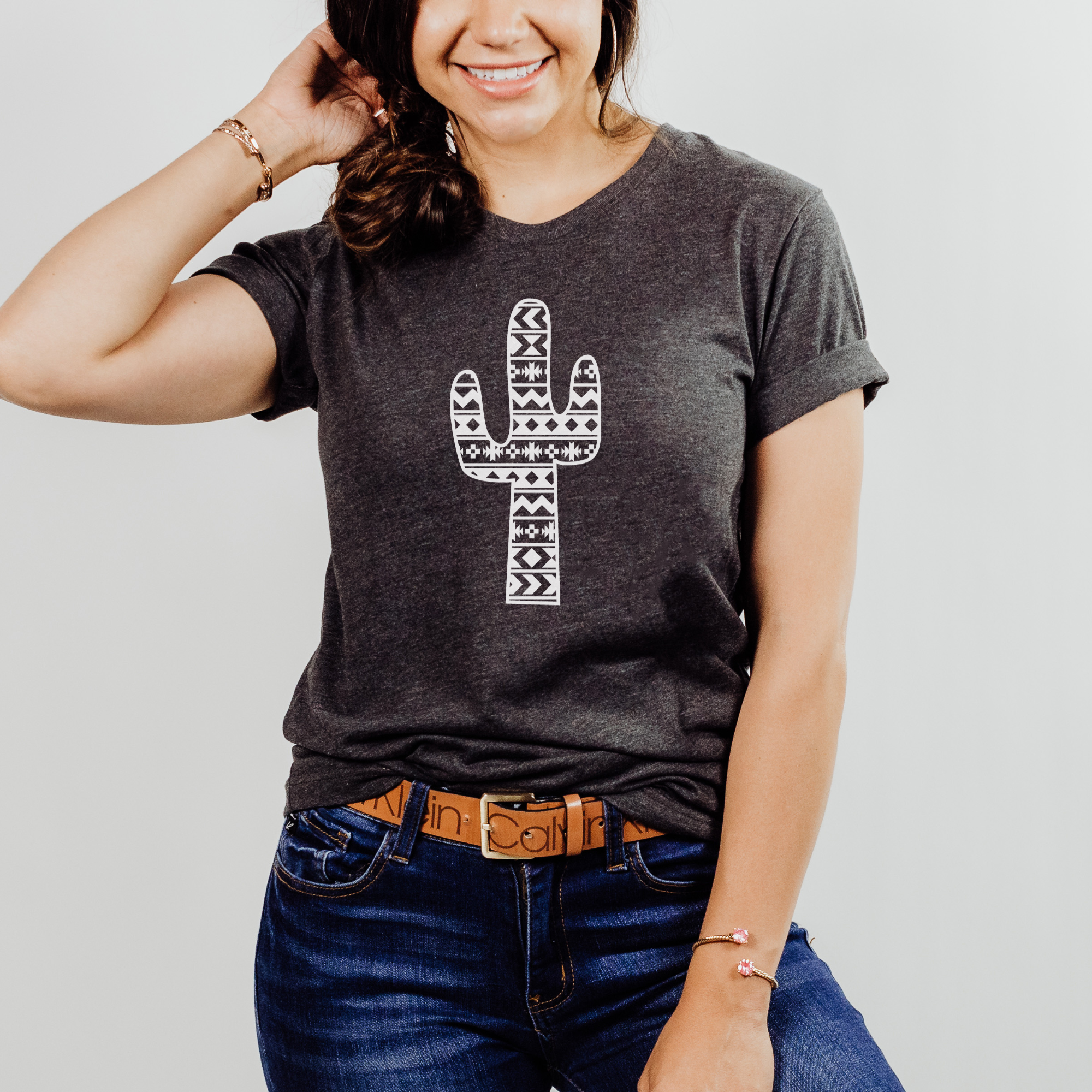 Aztec Cactus Graphic Tee  *Unisex Fit* 232 Hoodie, Sweatshirt | PodTeesHub.com
