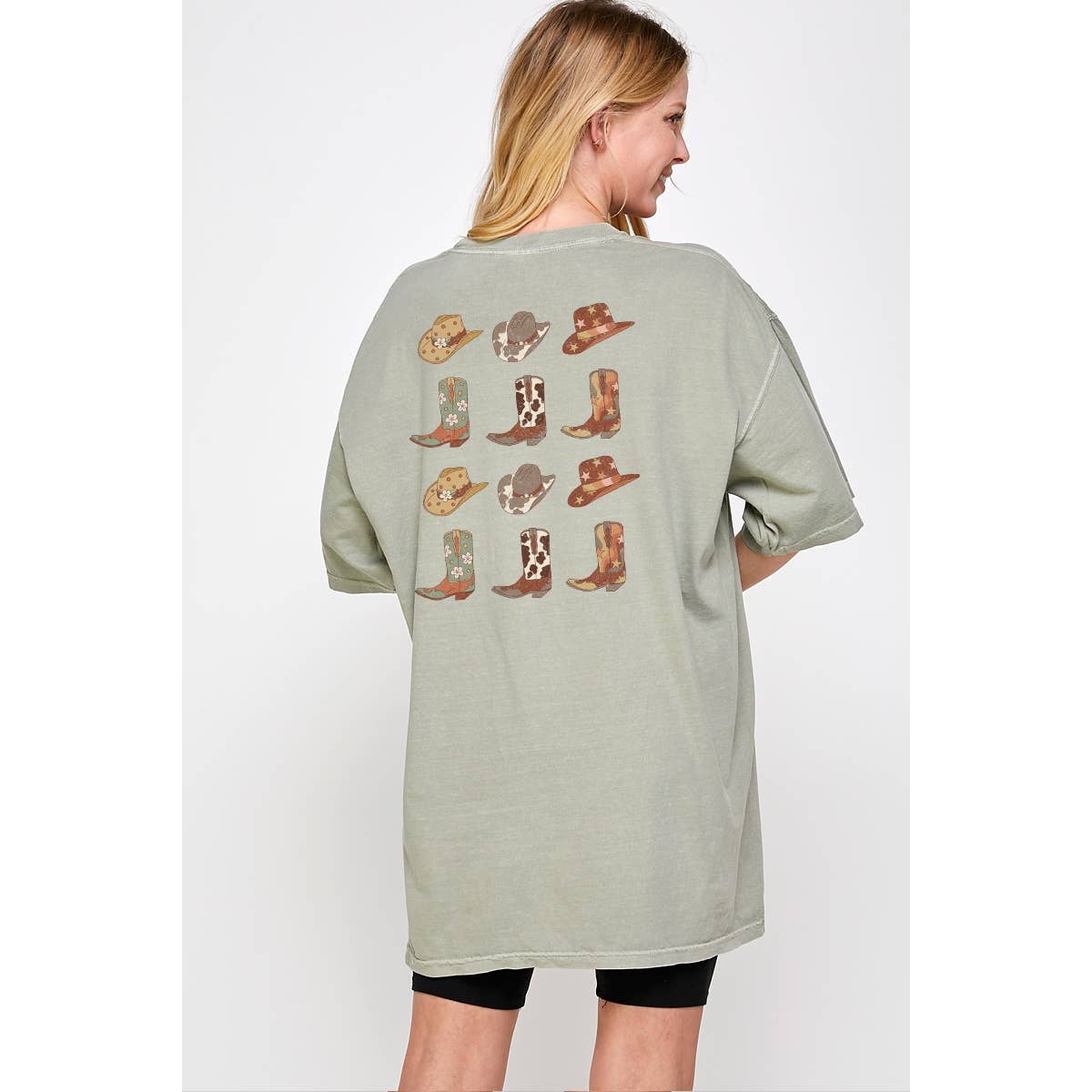 Lets Go Girls Graphic  Oversized Tee Hoodie, Sweatshirt | PodTeesHub.com