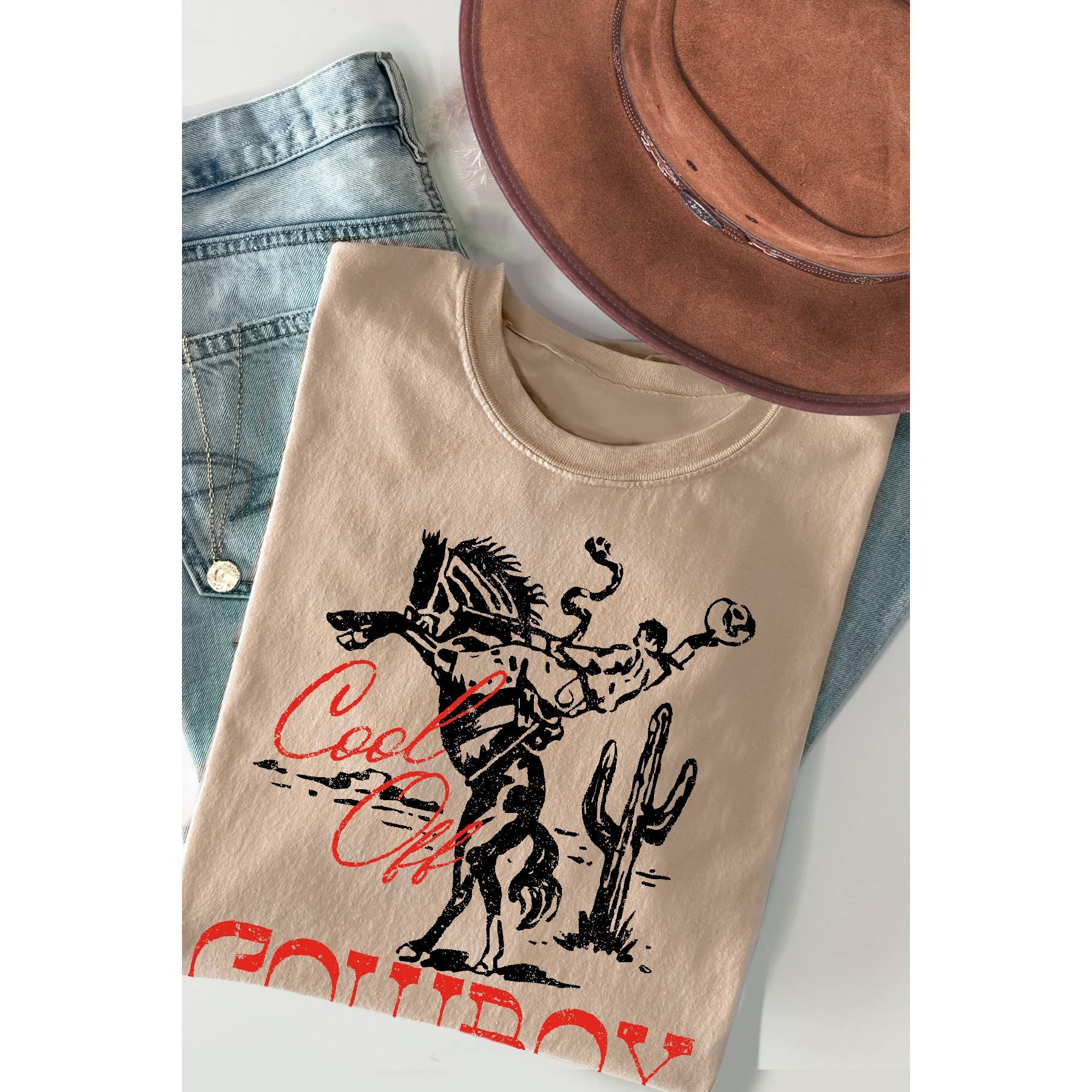 Cool Off Cowboy - Short Sleeve T Shirt Hoodie, Sweatshirt | PodTeesHub.com