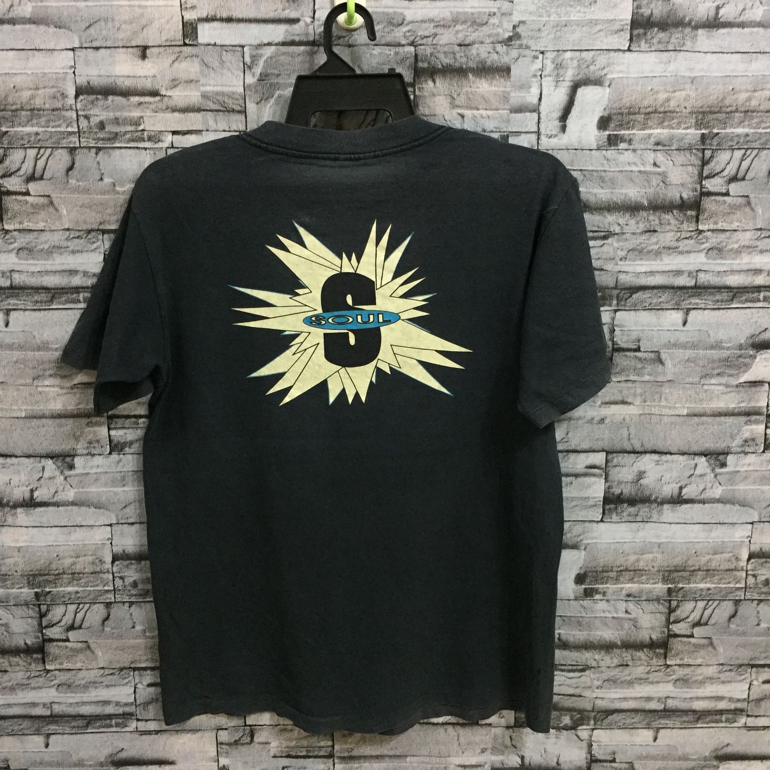 Vintage Soul T Shirt Big Logo Size L Hoodie, Sweatshirt | PodTeesHub.com