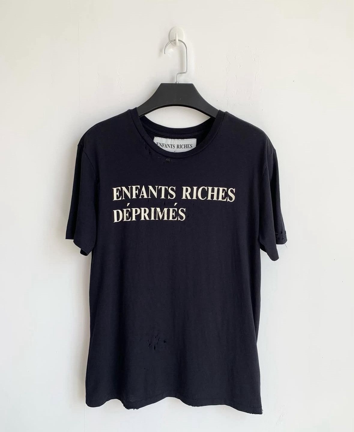 Riches Deprimes Enfants Riches Deprimes Og Black Logo Distressed T Shirt Hoodie, Sweatshirt | PodTeesHub.com