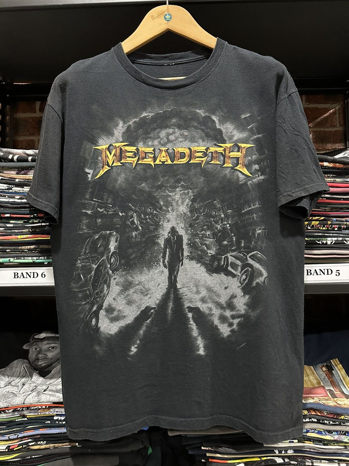 Vintage Megadeth Promo Faded Tee Hoodie, Sweatshirt | PodTeesHub.com