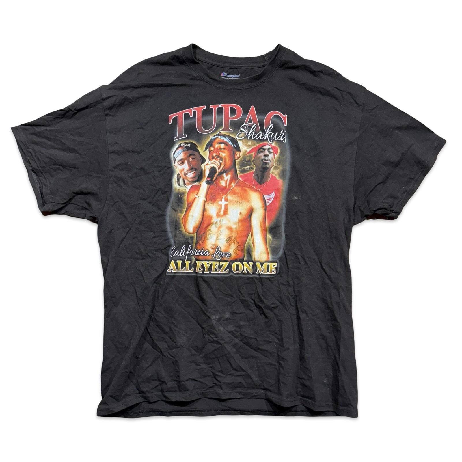 Champion Tupac Shakur California All Eyez On Me Rap T Shirt Hoodie, Sweatshirt | PodTeesHub.com