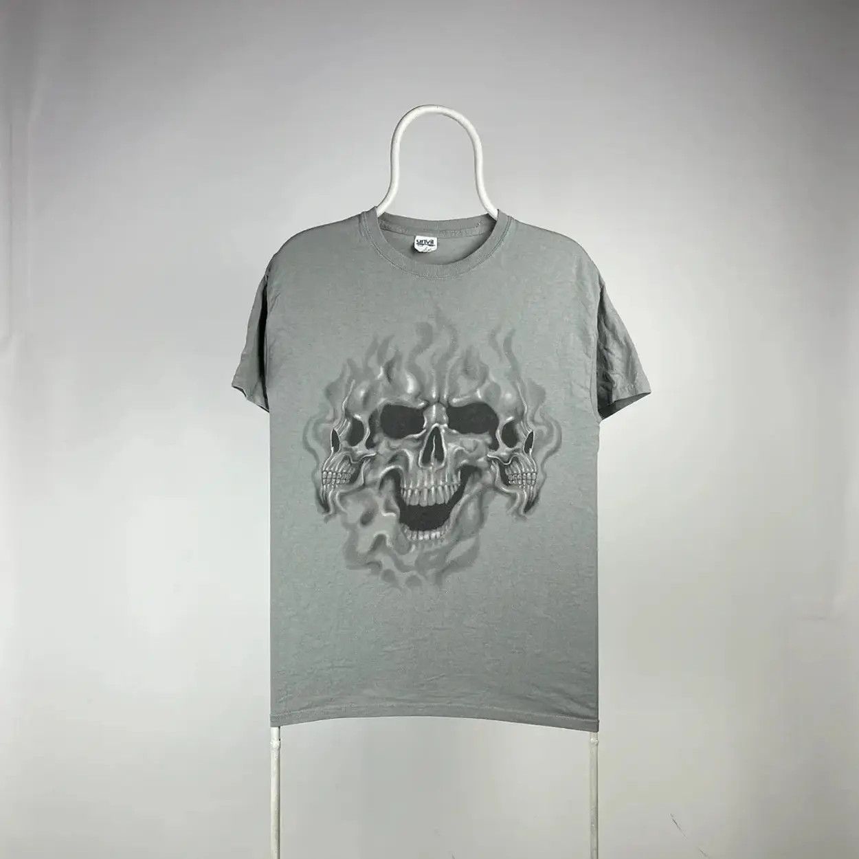Band Tees Skulls Fire T Shirt Vintage Size Medium Hoodie, Sweatshirt | PodTeesHub.com