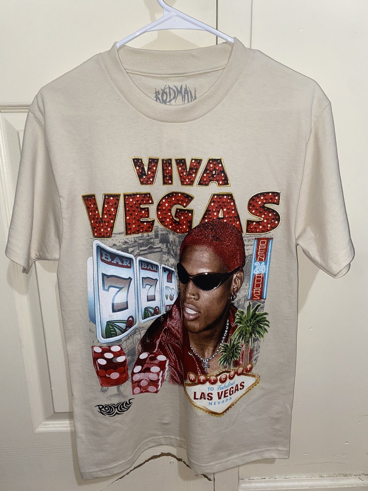 Vintage T Shirt Nba Dennis Rodman Chicago Bulls Las Vegas Hoodie, Sweatshirt | PodTeesHub.com