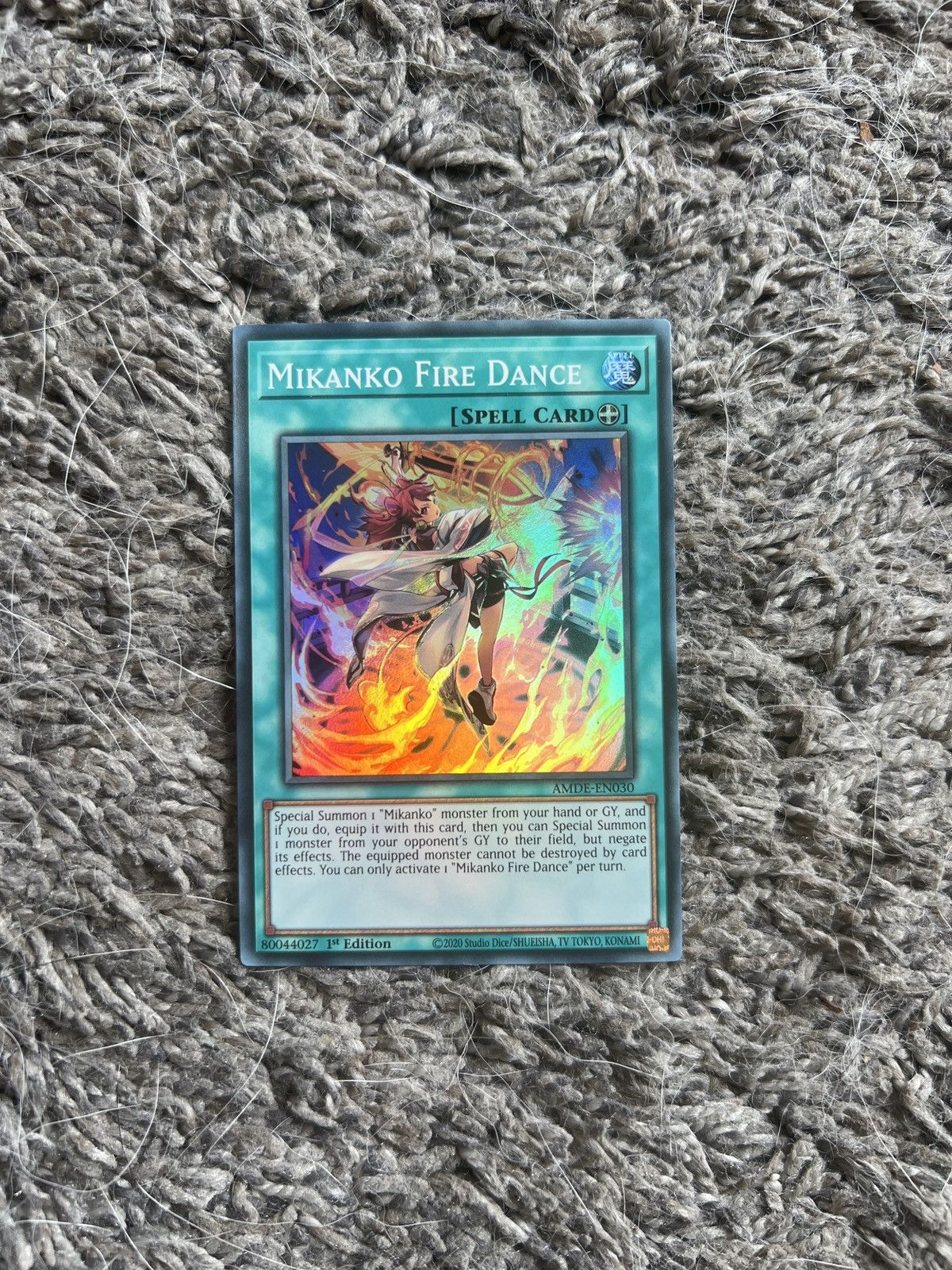 Hypebeast 2020 Konami Yu Gi Oh Mikanko Fire Dance Card T-Shirts, Hoodie, Sweatshirt