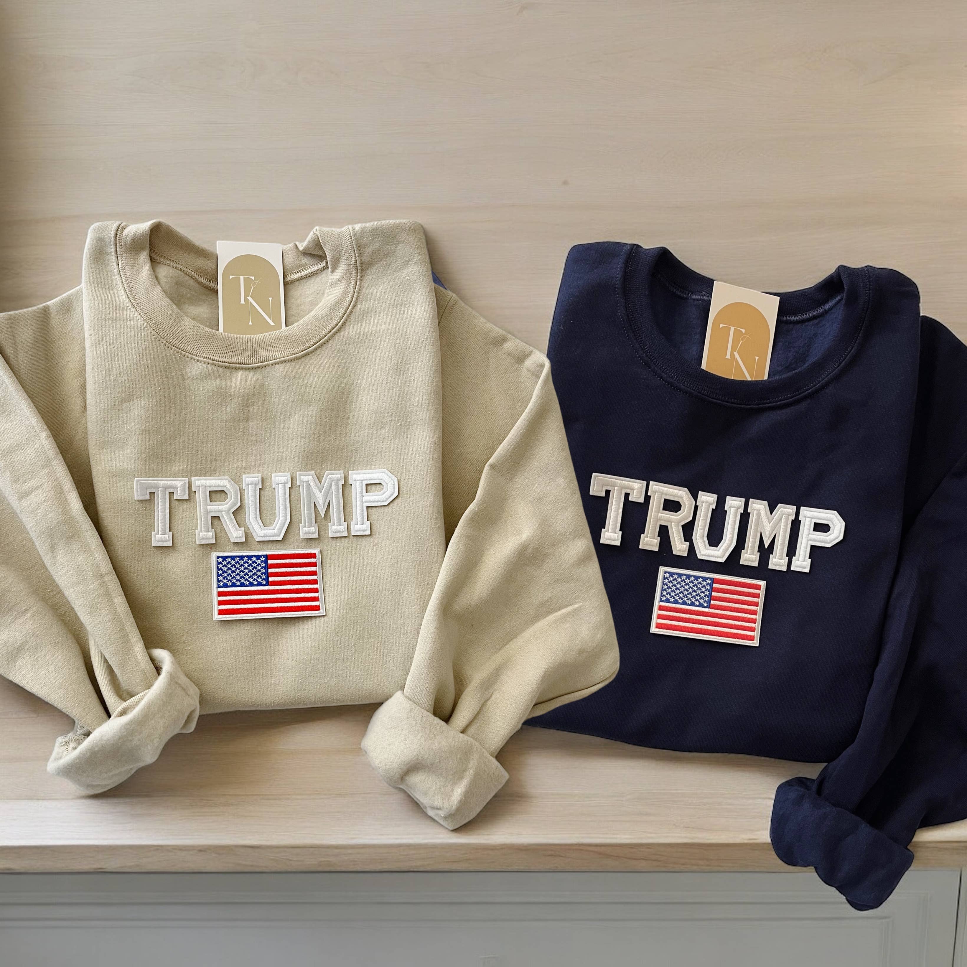 Trump Crewneck Sweatshirt T-Shirts, Hoodie | PodTeesHub.com