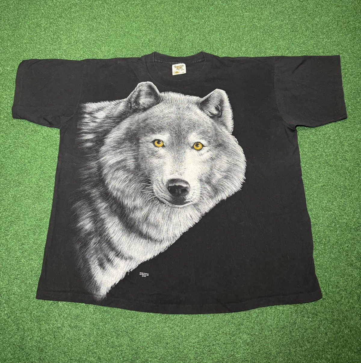 Vintage Wolf Nature Animal Tennessee River 90s Xl T Shirt Hoodie, Sweatshirt | PodTeesHub.com