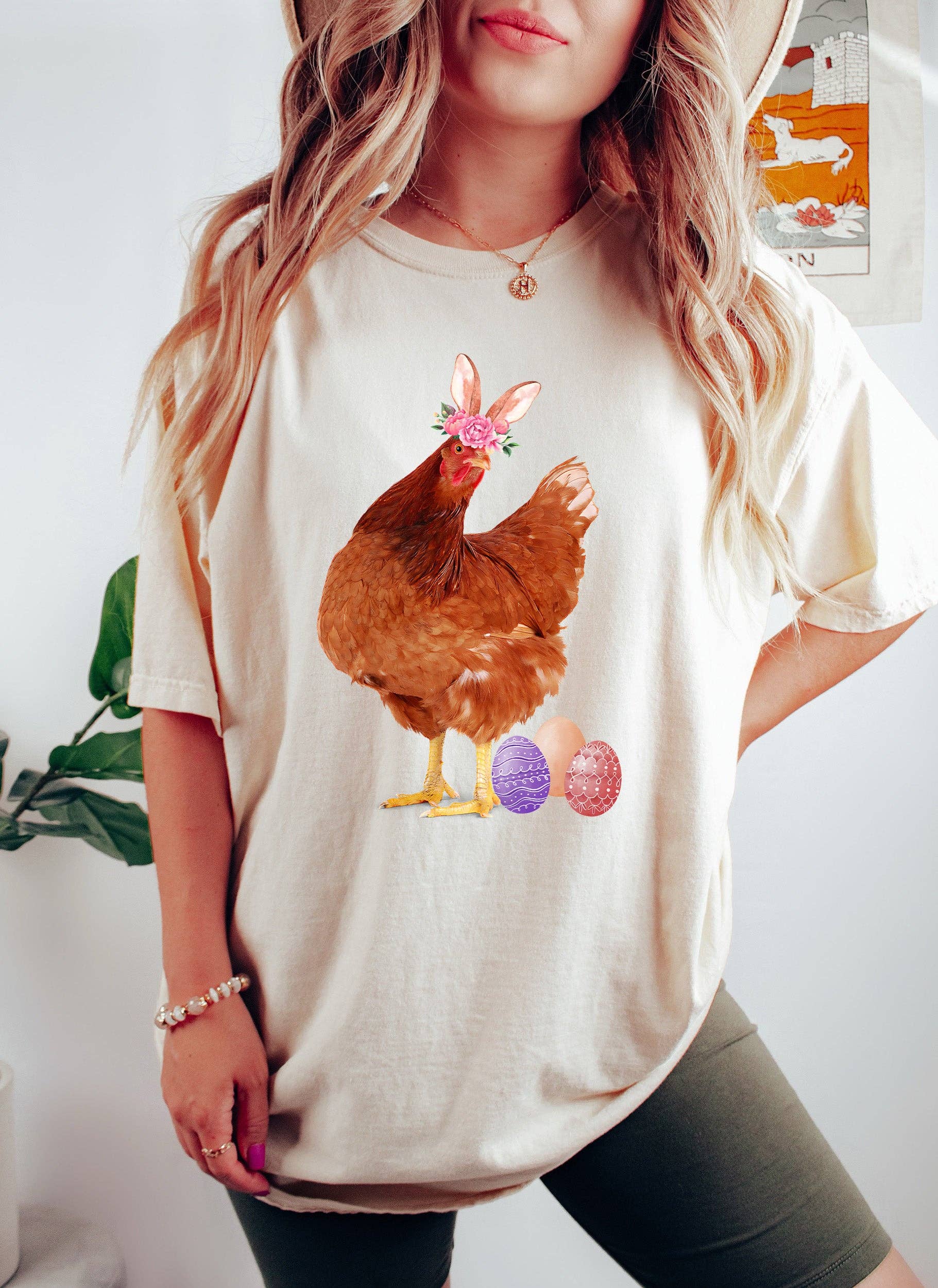 Easter Eggs and Chicken T-Shirt Hoodie, Sweatshirt | PodTeesHub.com