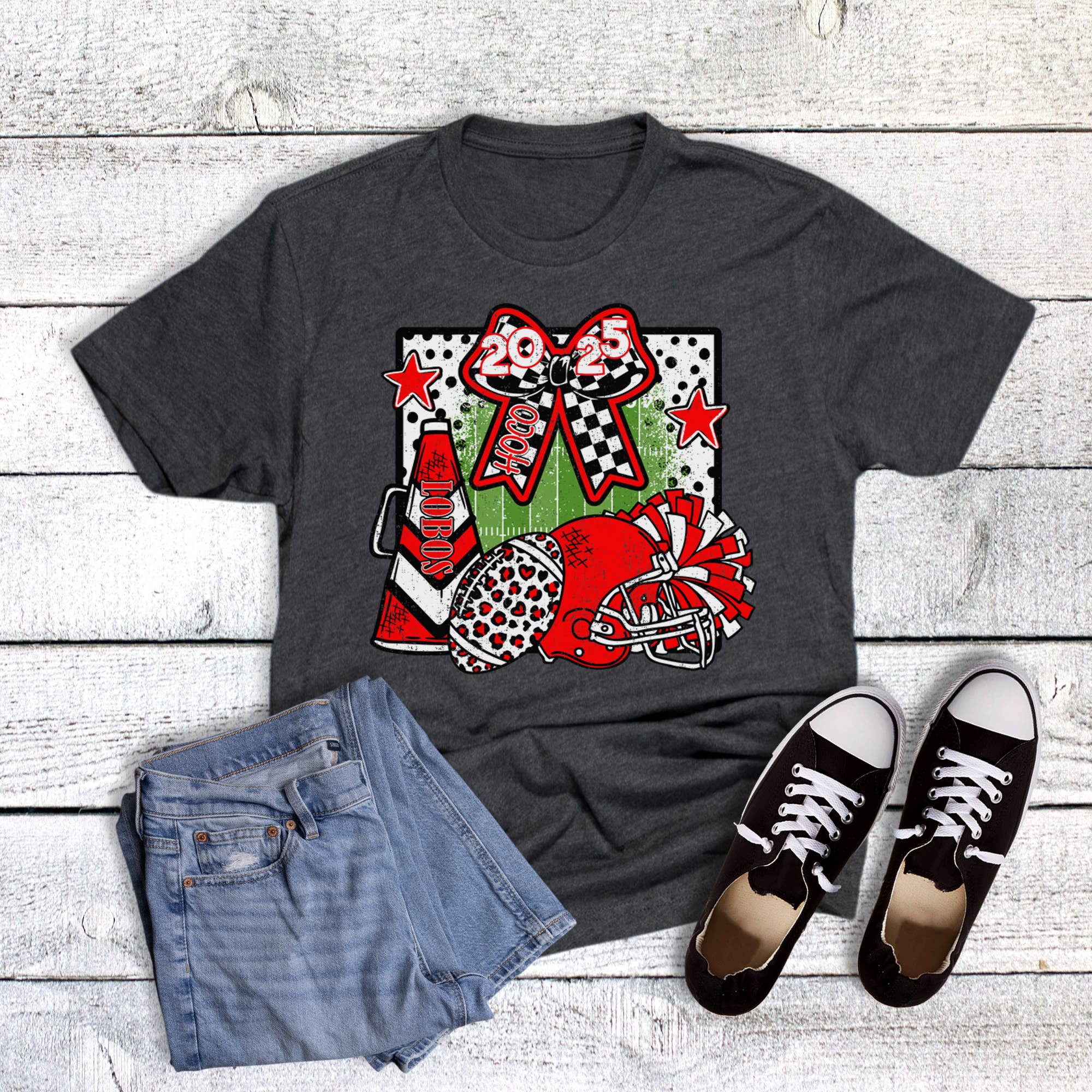 Custom Homecoming Bow Helmet Graphic Tee Hoodie, Sweatshirt | PodTeesHub.com