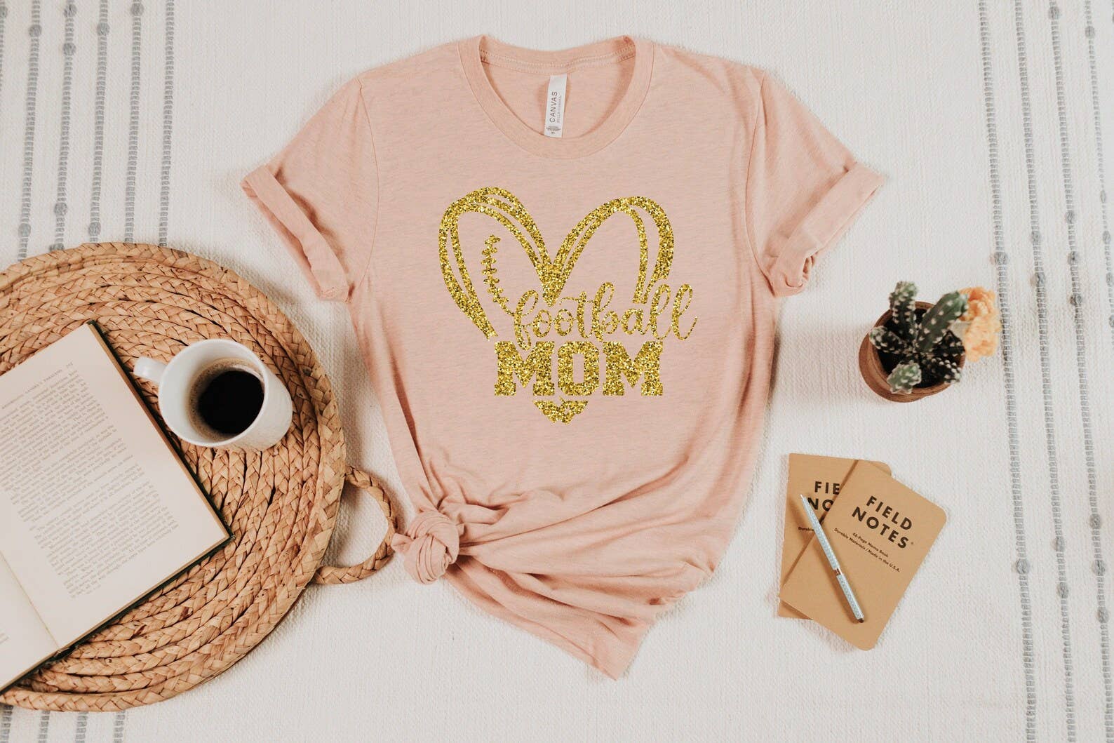 Glitter Football Mom T-Shirt Hoodie, Sweatshirt | PodTeesHub.com
