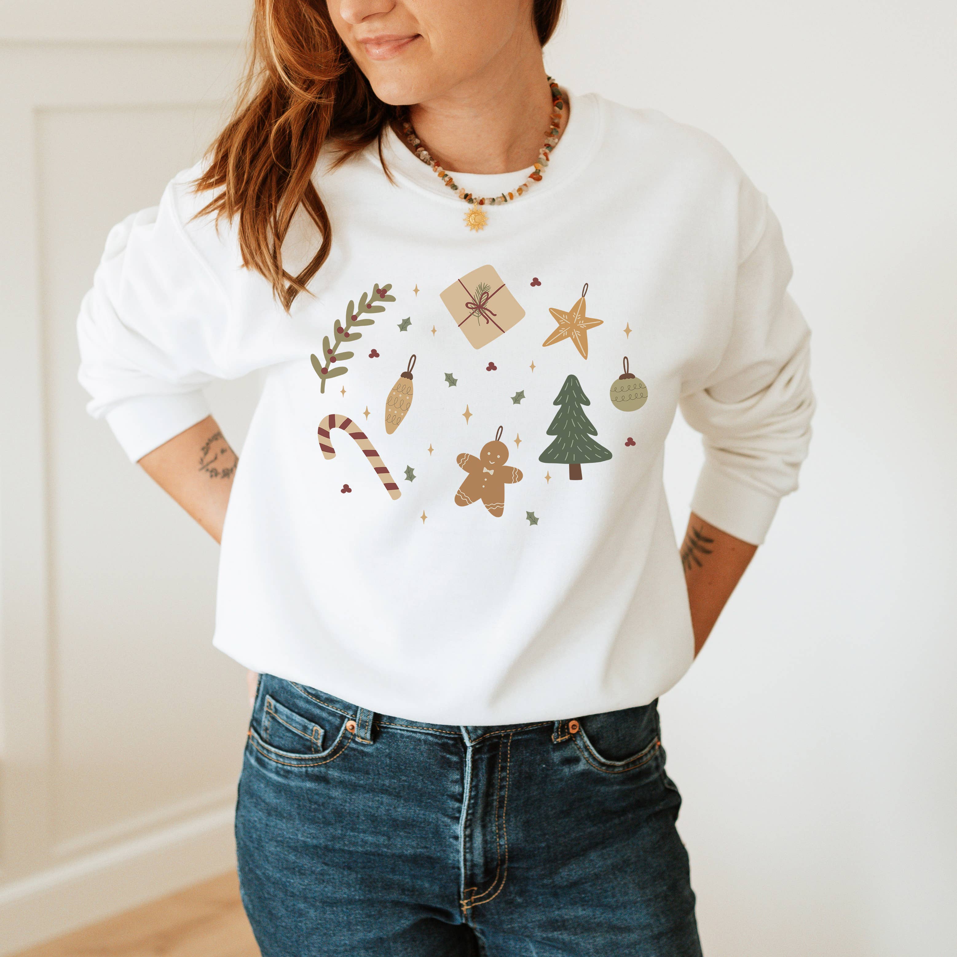 Christmas Crewneck Sweatshirt | Christmas | Sizes S-2XL T-Shirts, Hoodie | PodTeesHub.com