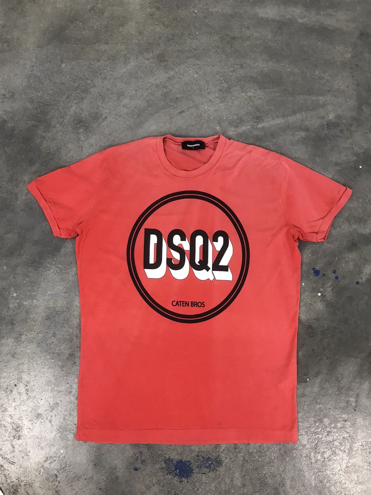 Dsquared2 Caten Bros Distressed Tee Hoodie, Sweatshirt | PodTeesHub.com