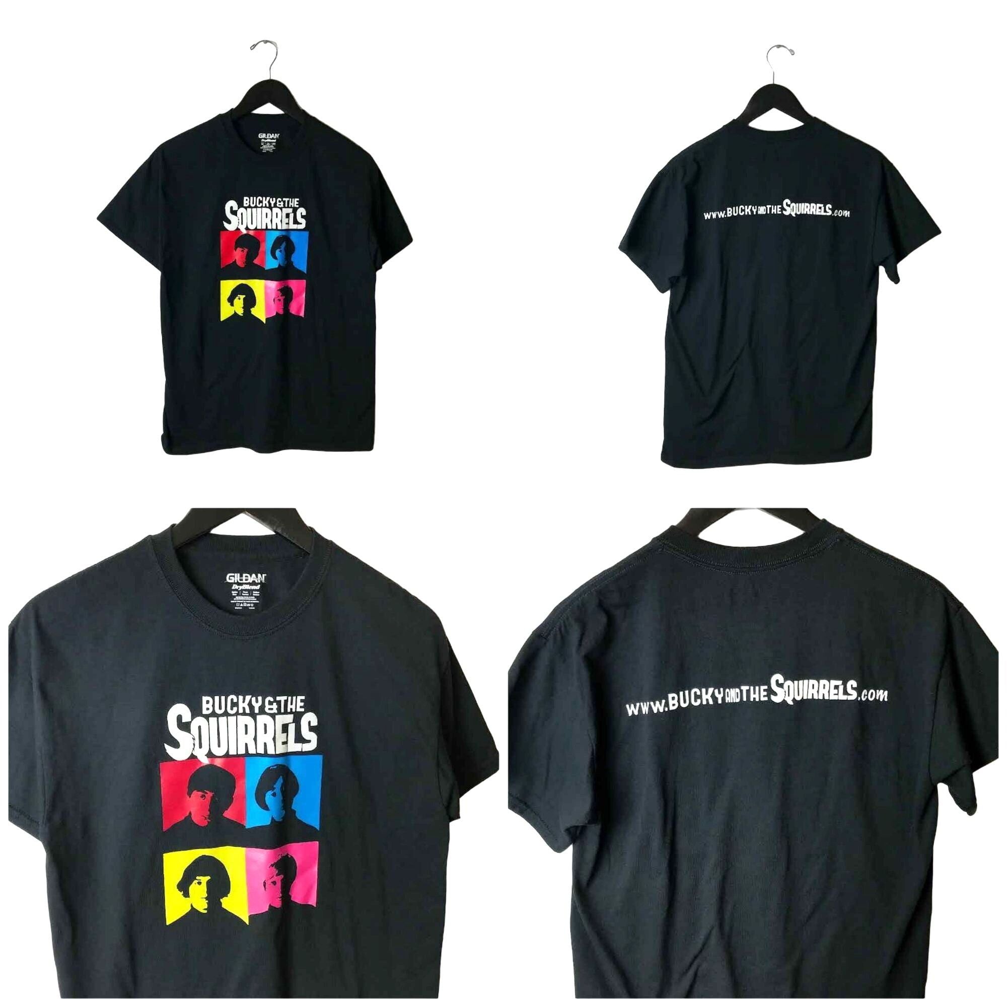 Gildan Bucky The Squirrels T Shirt Rock Band Movie Tee Promo Film Hoodie, Sweatshirt | PodTeesHub.com