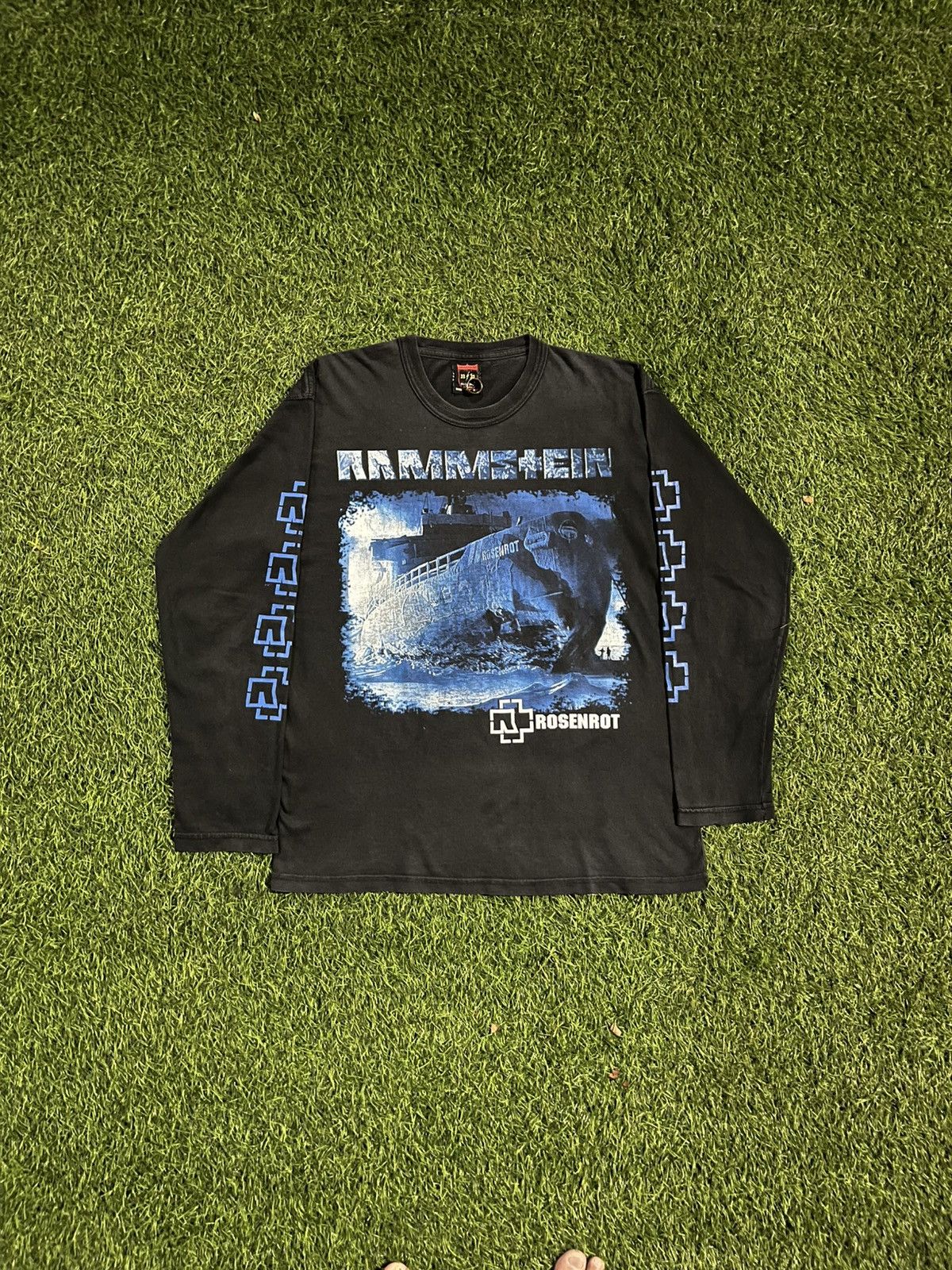 Band Tees Long Sleeve Vintage Ramstein 2000s Rosenrot Hoodie, Sweatshirt | PodTeesHub.com